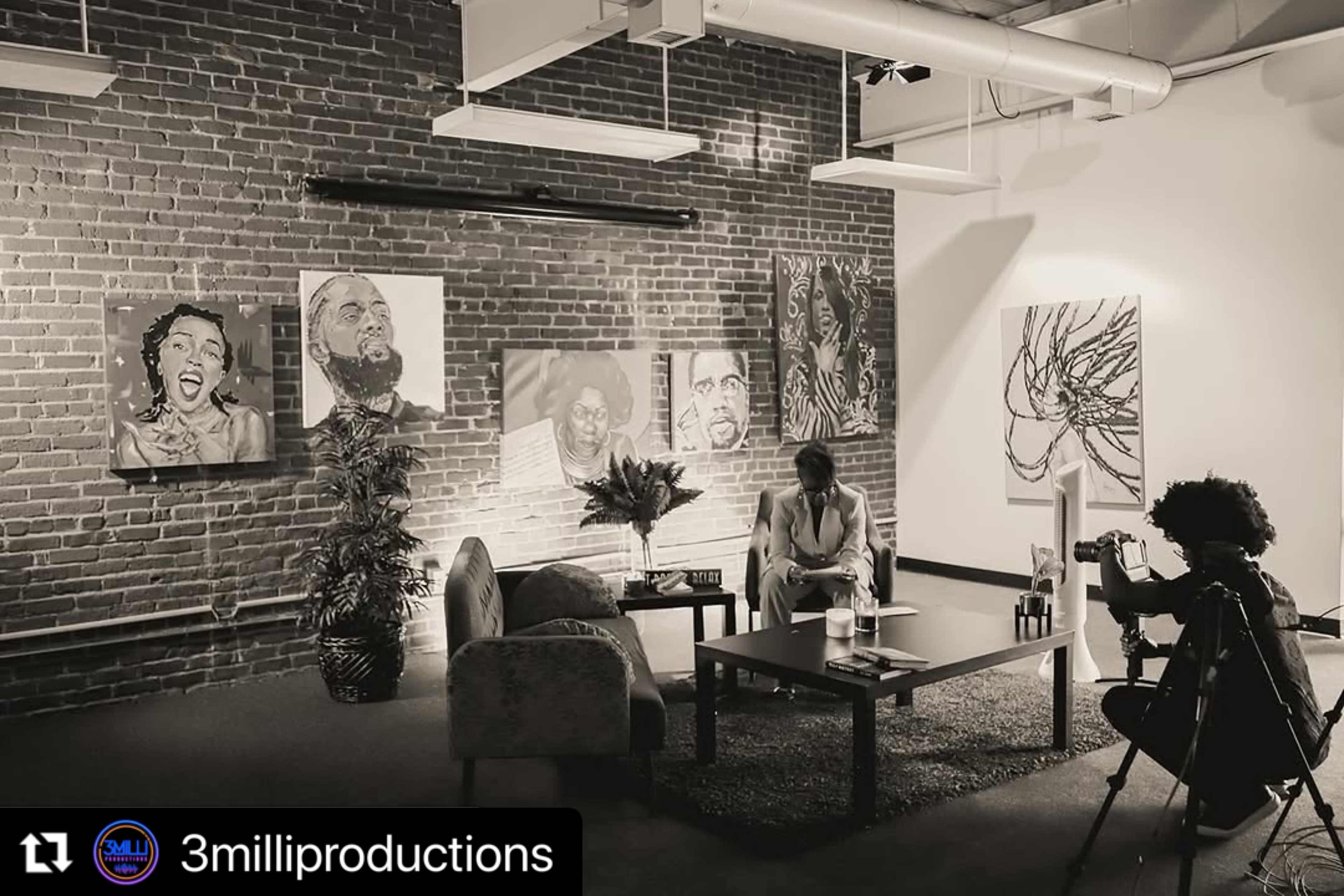 Event Space & Podcast Studio Loft  | Downtown Exposed Brick | Natural Lighting Image in Downtown Atlanta, Atlanta, GA