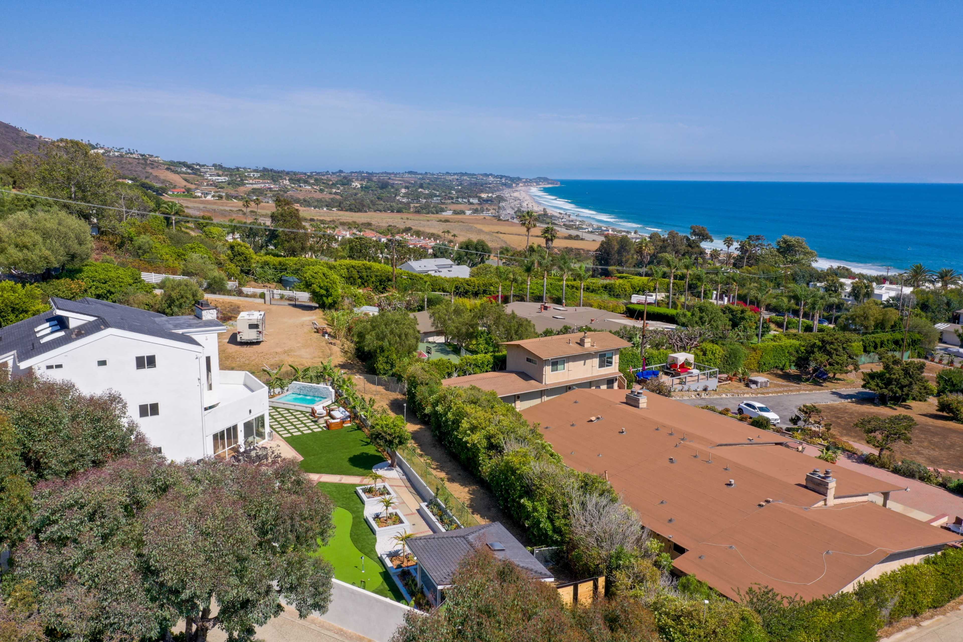 Modern Ocean View Malibu Home w/ Mini Golf & Spa Image in Western Malibu, Malibu, CA