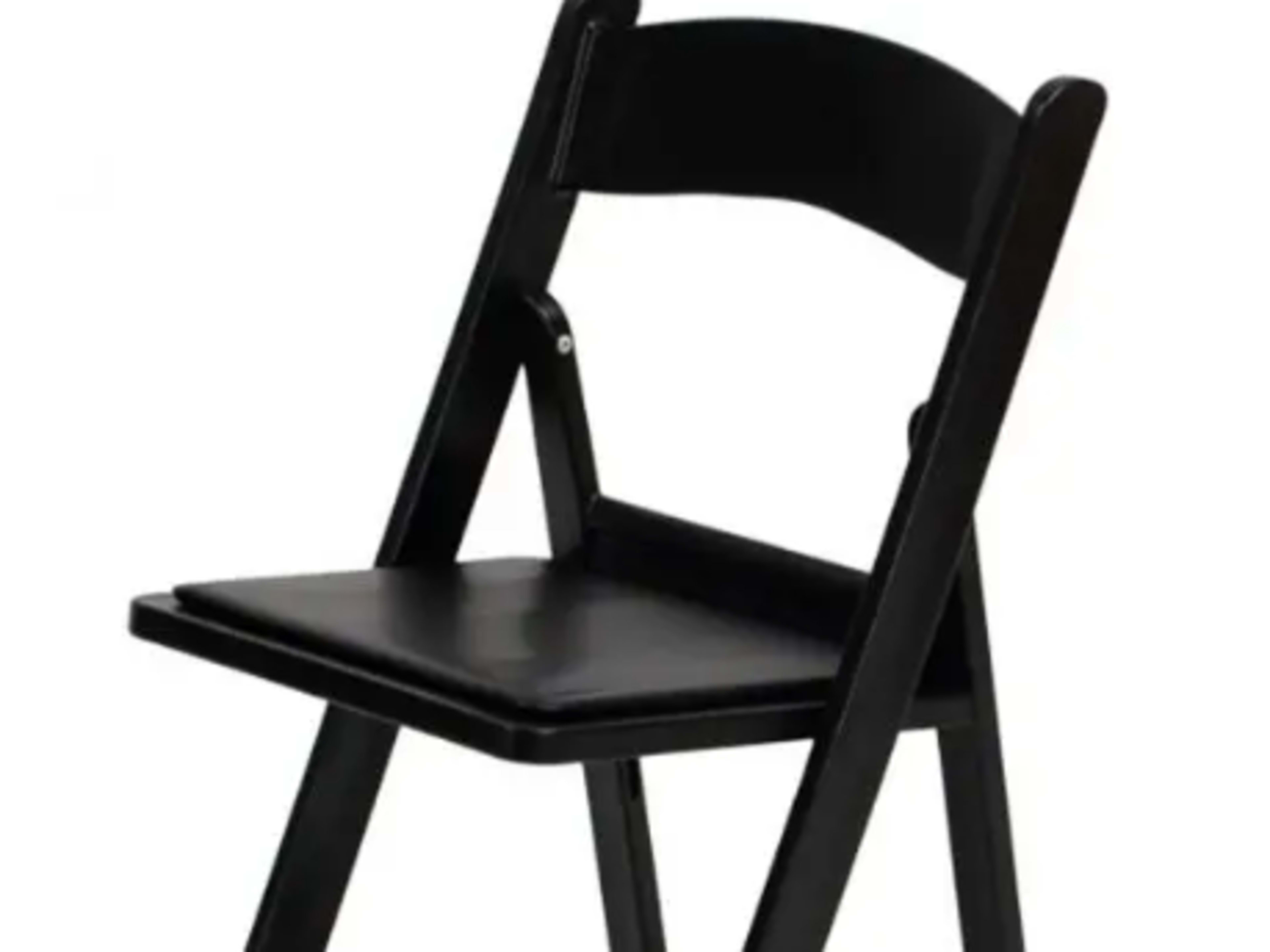 Black Resin Chairs 