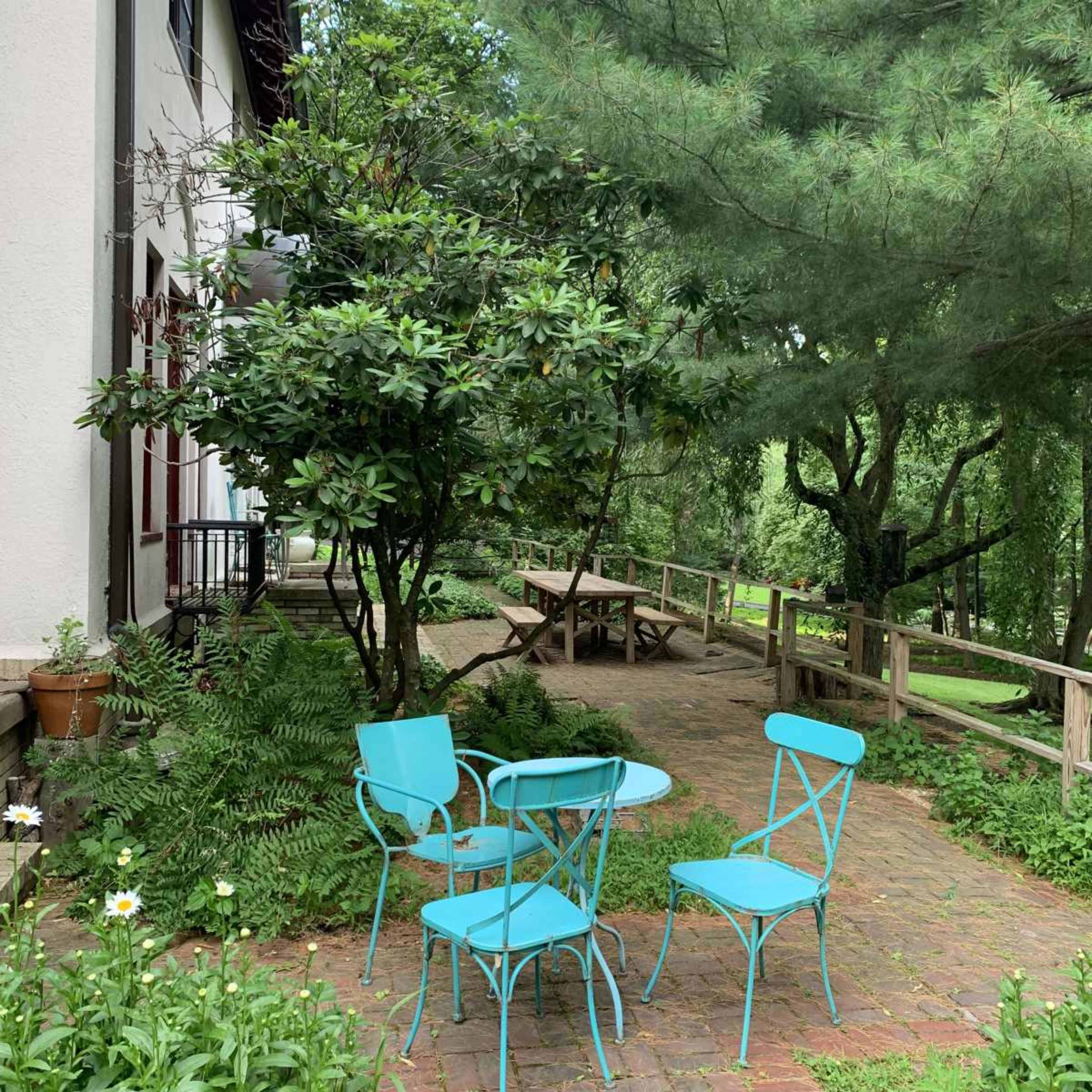 Hudson River Italianate House, village one hour from NYC, spacious grounds, pool Image in Clarkstown, Upper Nyack, NY