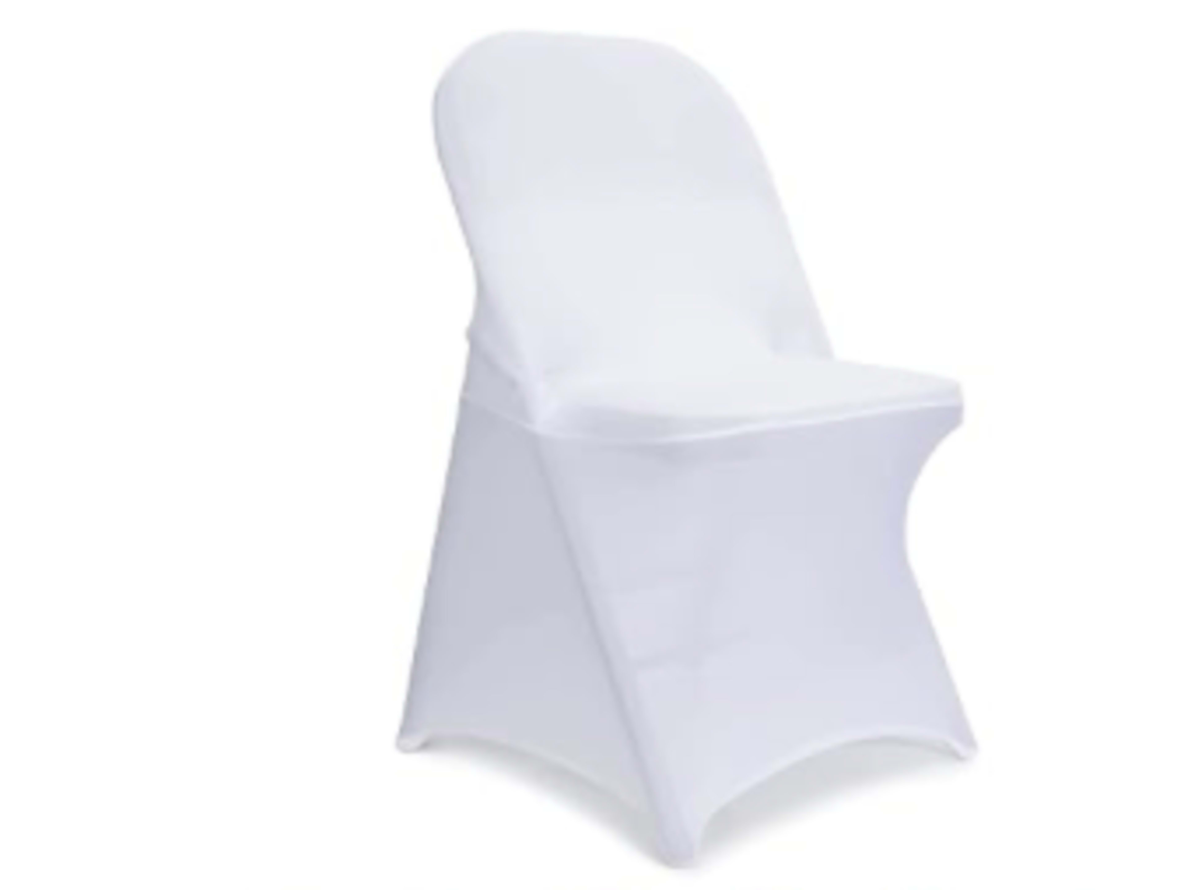 Folding Chair with White Linen