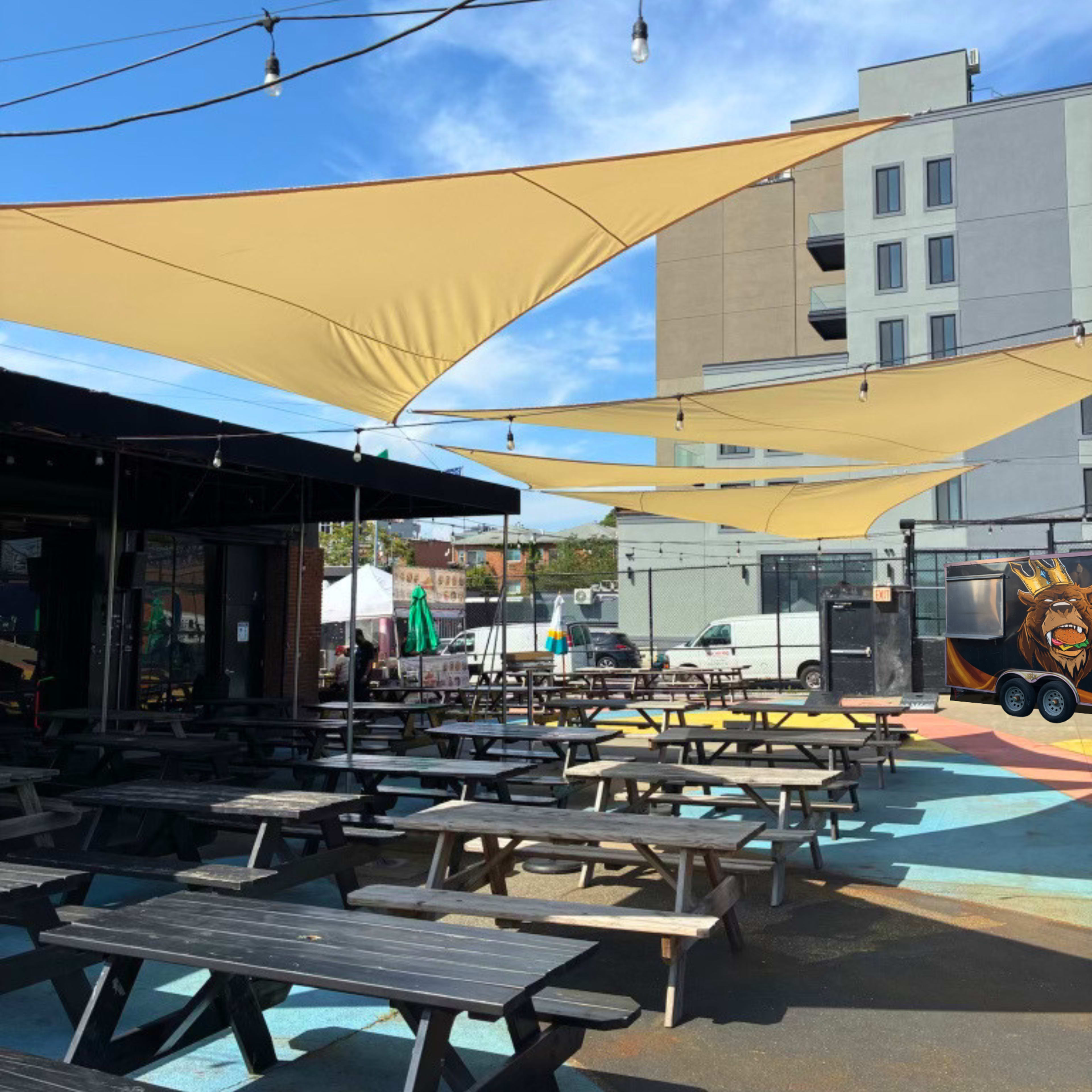 Massive 10,000 Sq Ft Indoor/Outdoor "Backyard" with Food Truck & Billiards Image in Sunset Park, Brooklyn, NY