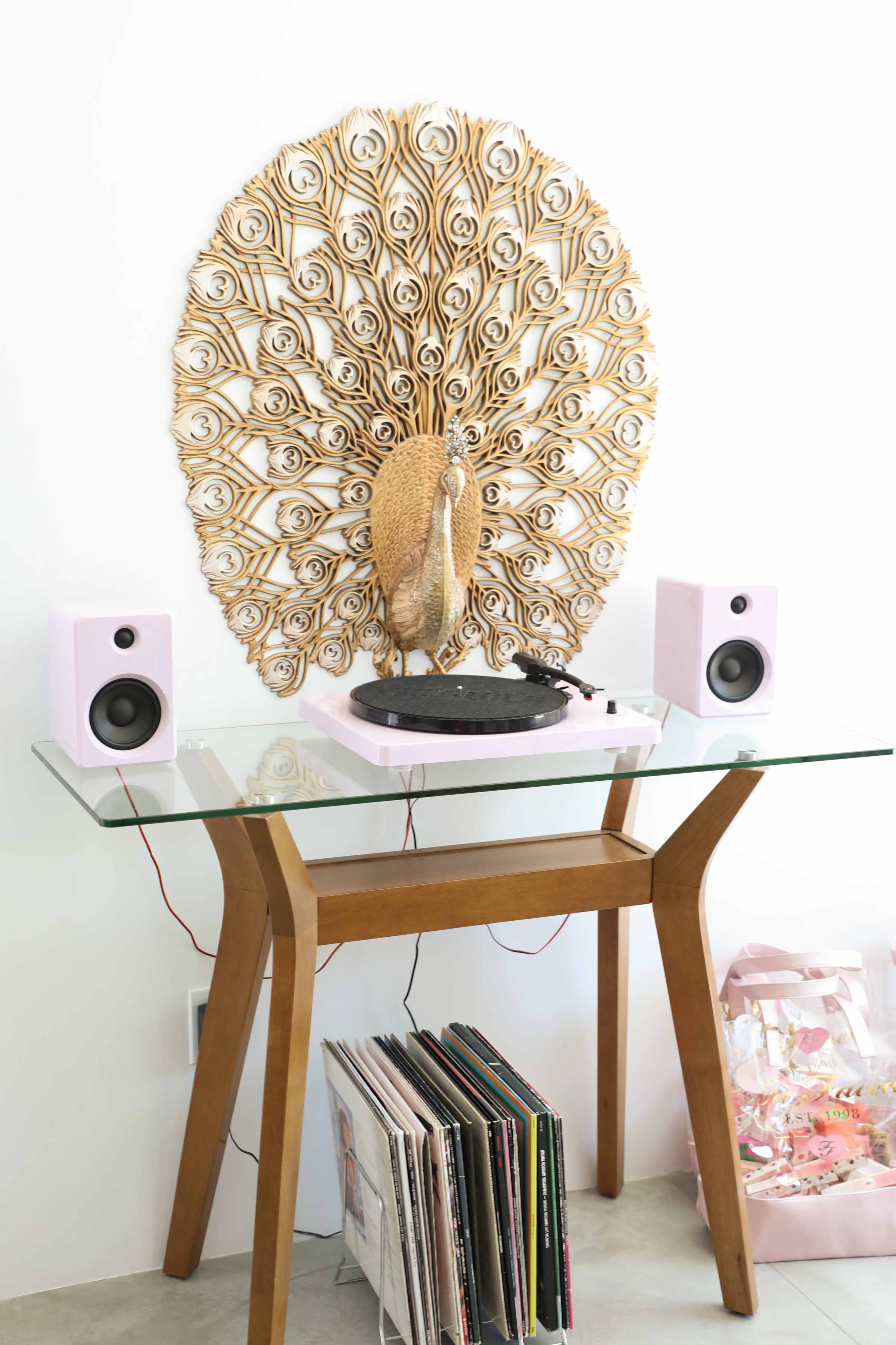 The Palm Baum: Glam Pink Desert Home Image in , Desert Hot Springs, CA