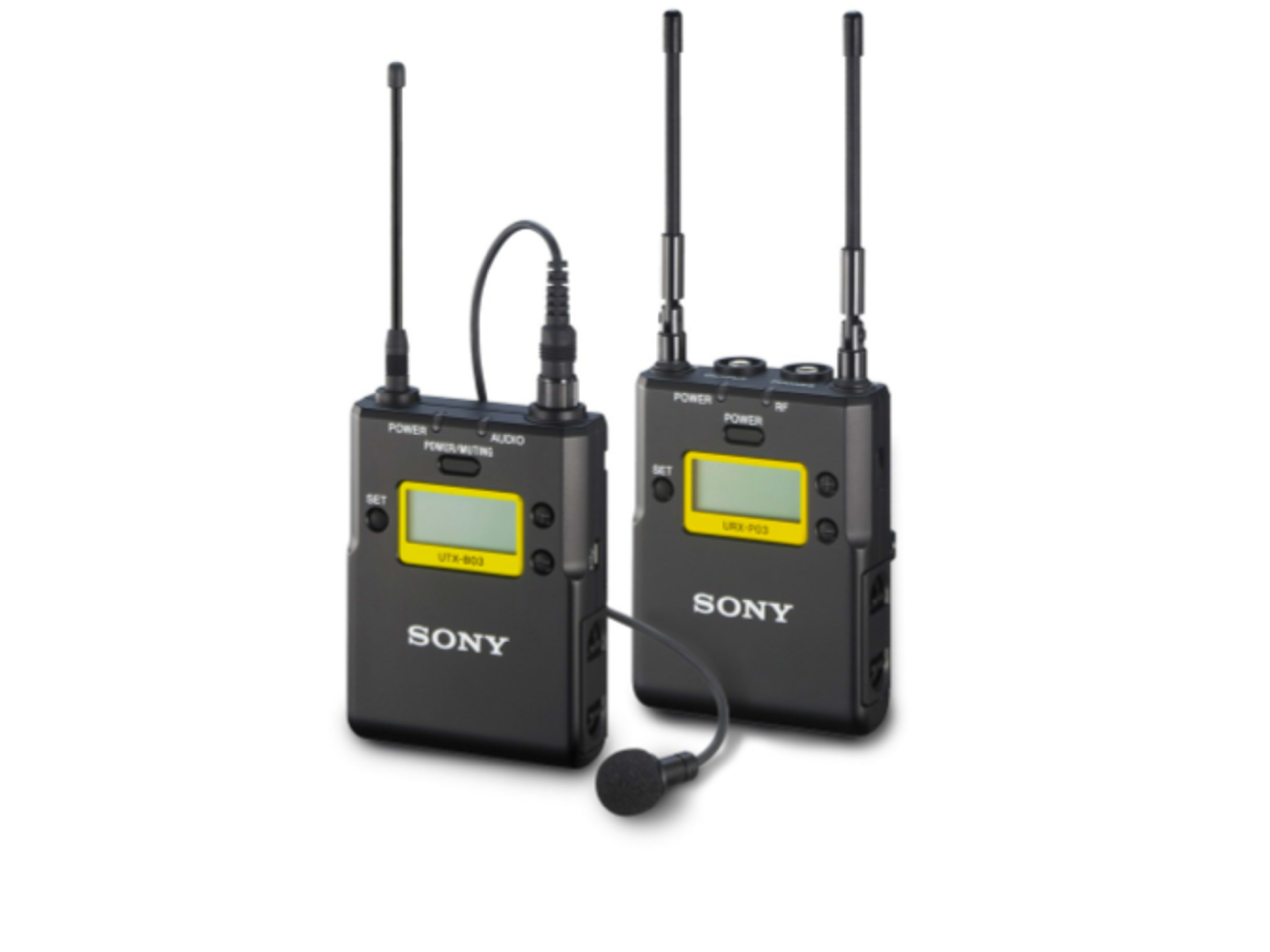 Sony Wireless Microphone URX-P03 Receiver & UTX-B0