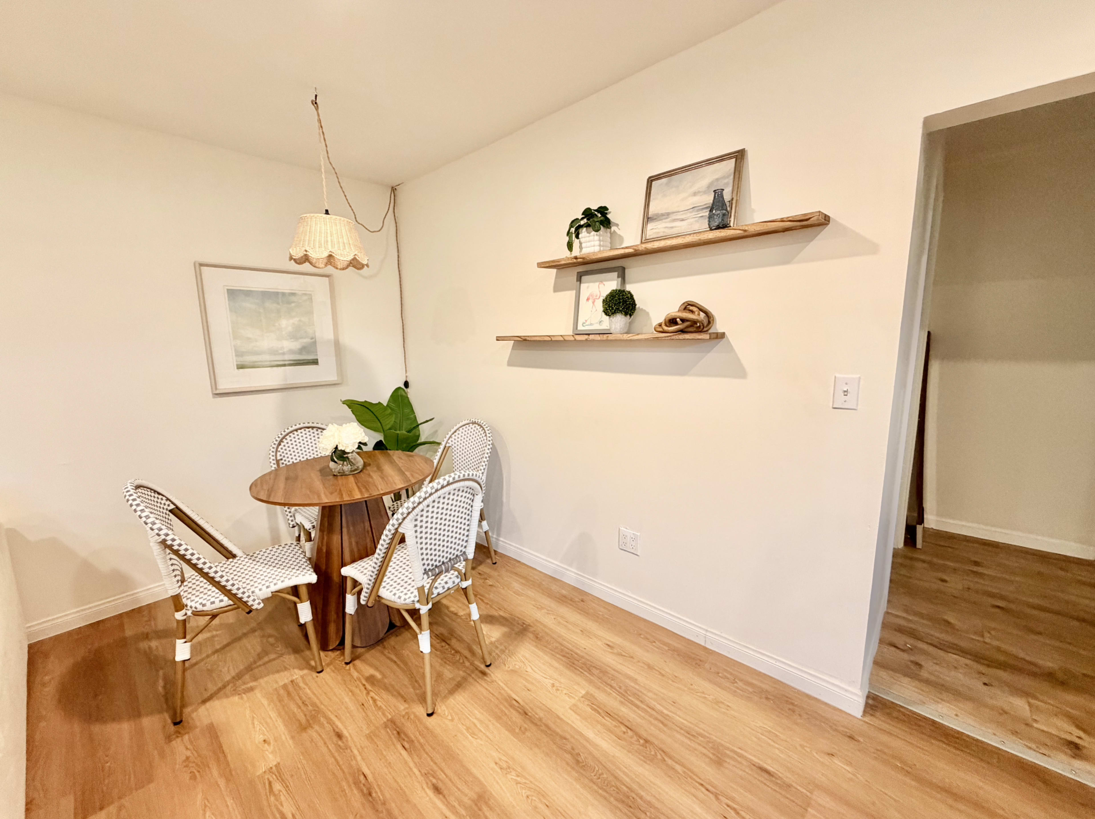 Light filled, coastal and beach themed hideaway perfect for photography. Image in El Camino Village, Gardena, CA