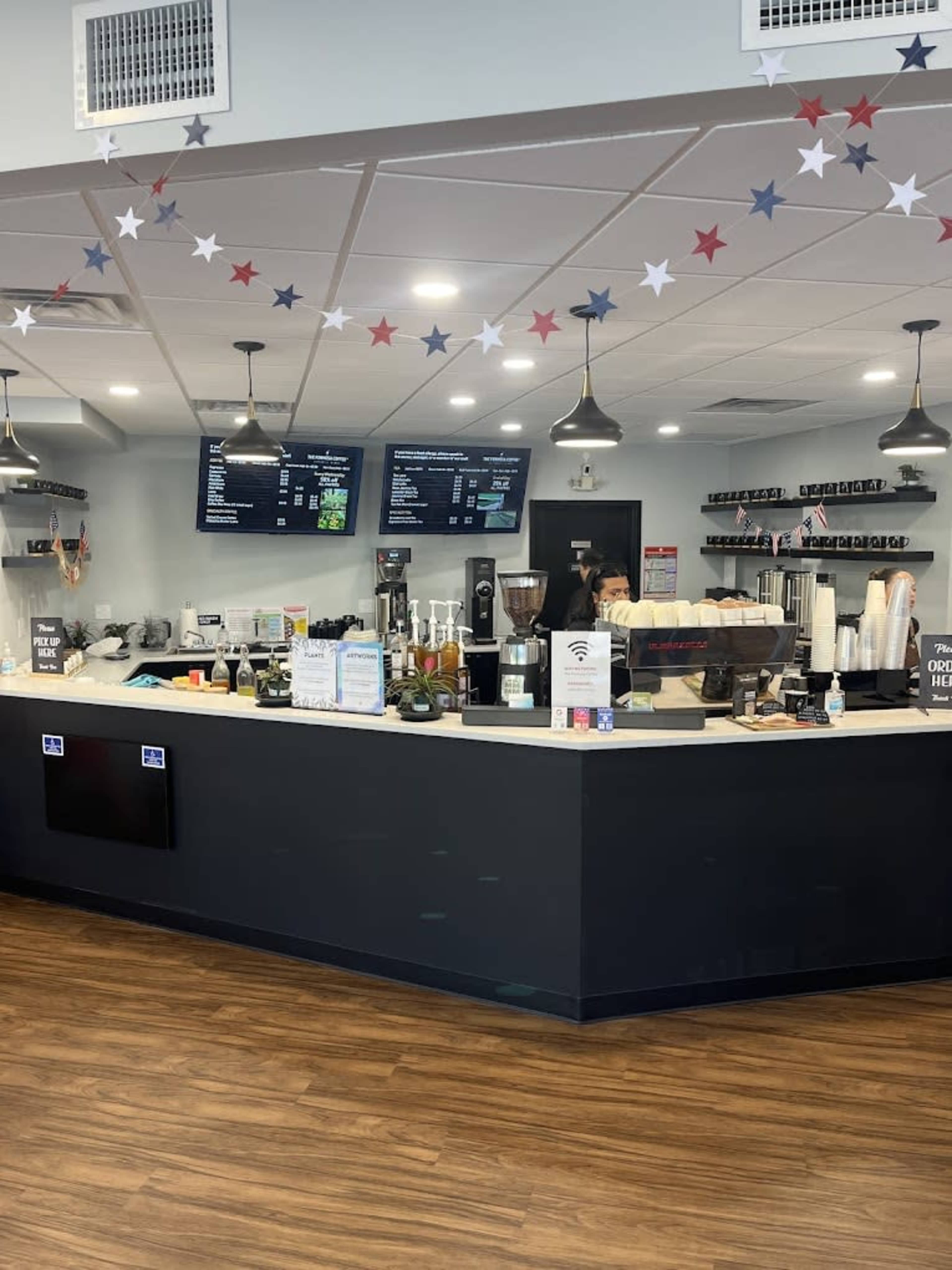 Spacious suburban Taiwanese coffee shop. Image in Eastchester, Scarsdale, NY