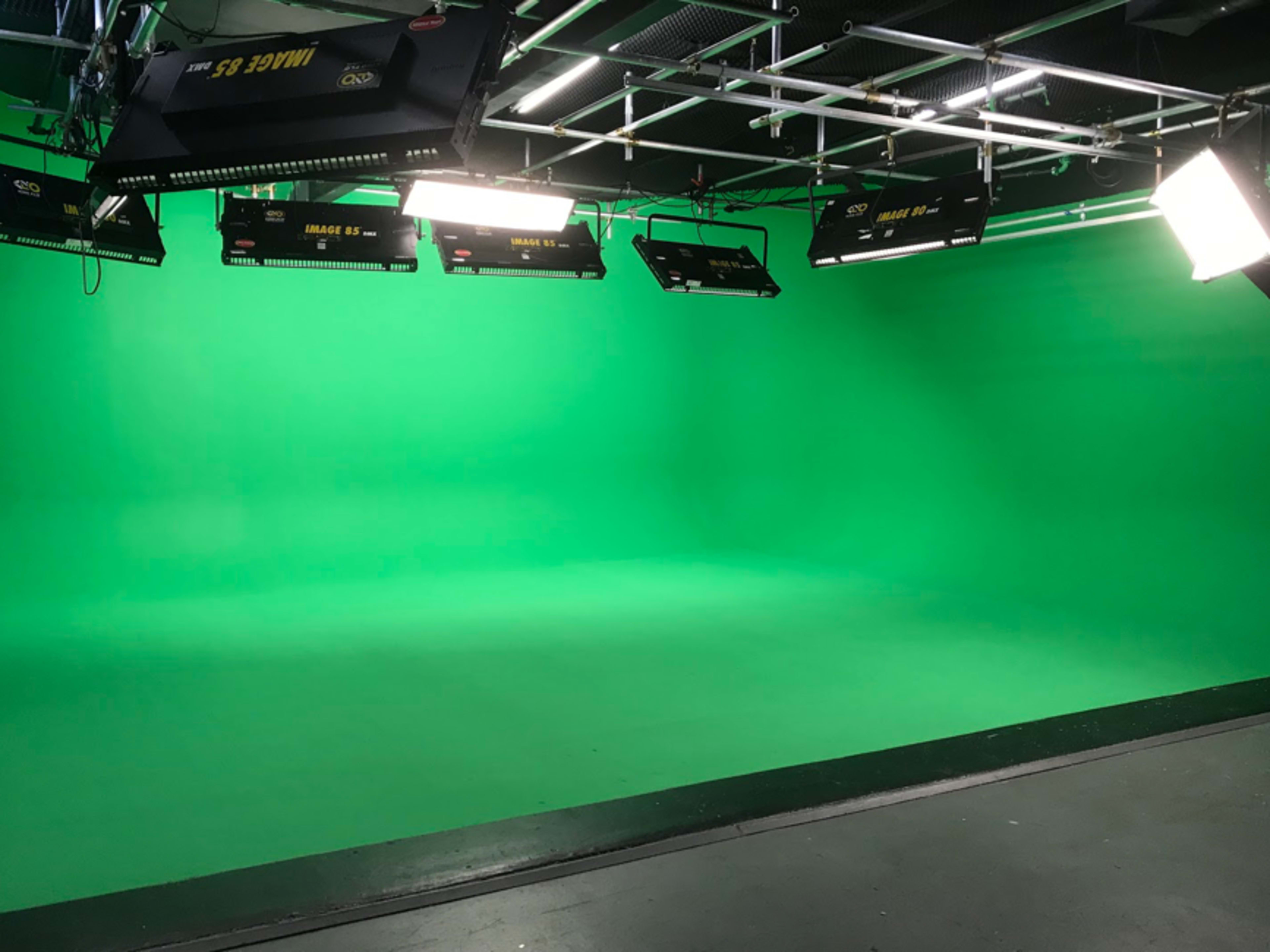 REPAINT ENTIRE PRE-LIT CYC CHROMA GREEN