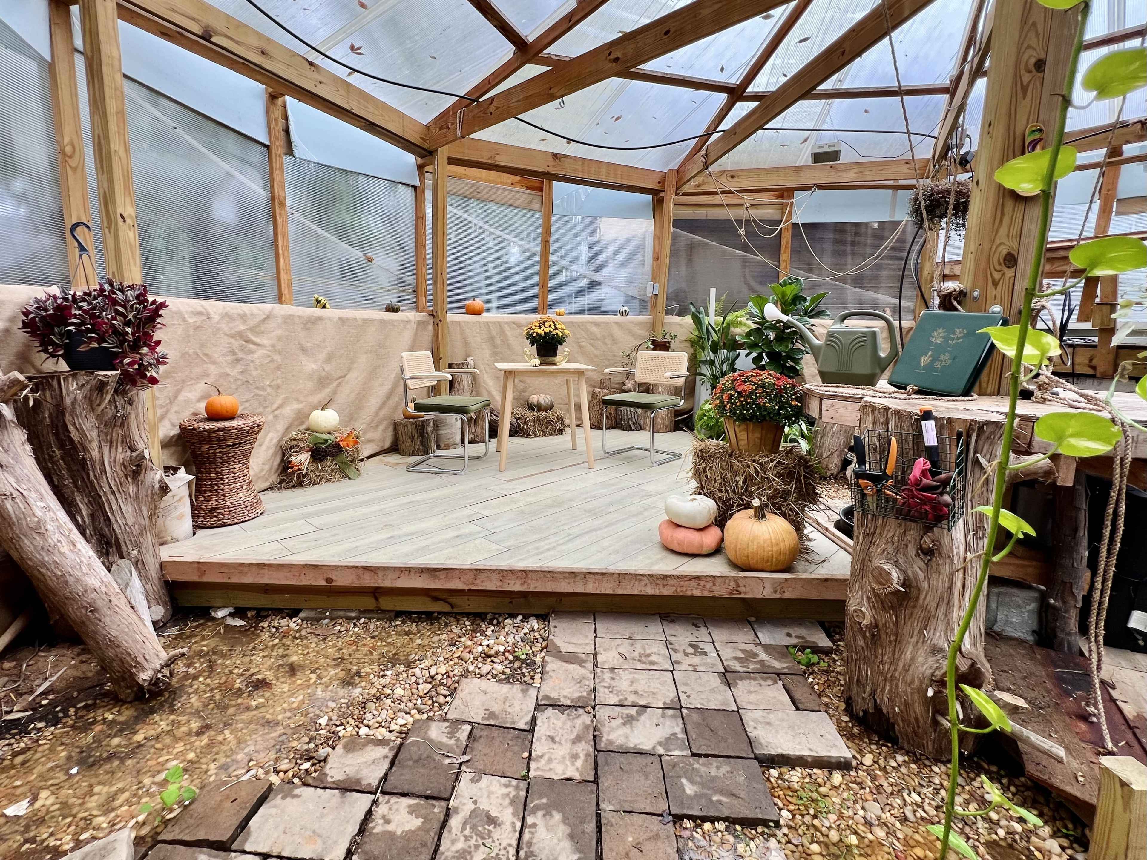 Cozy Greenhouse and Rustic Cottage Image in Peppertree Forest, Antioch, TN