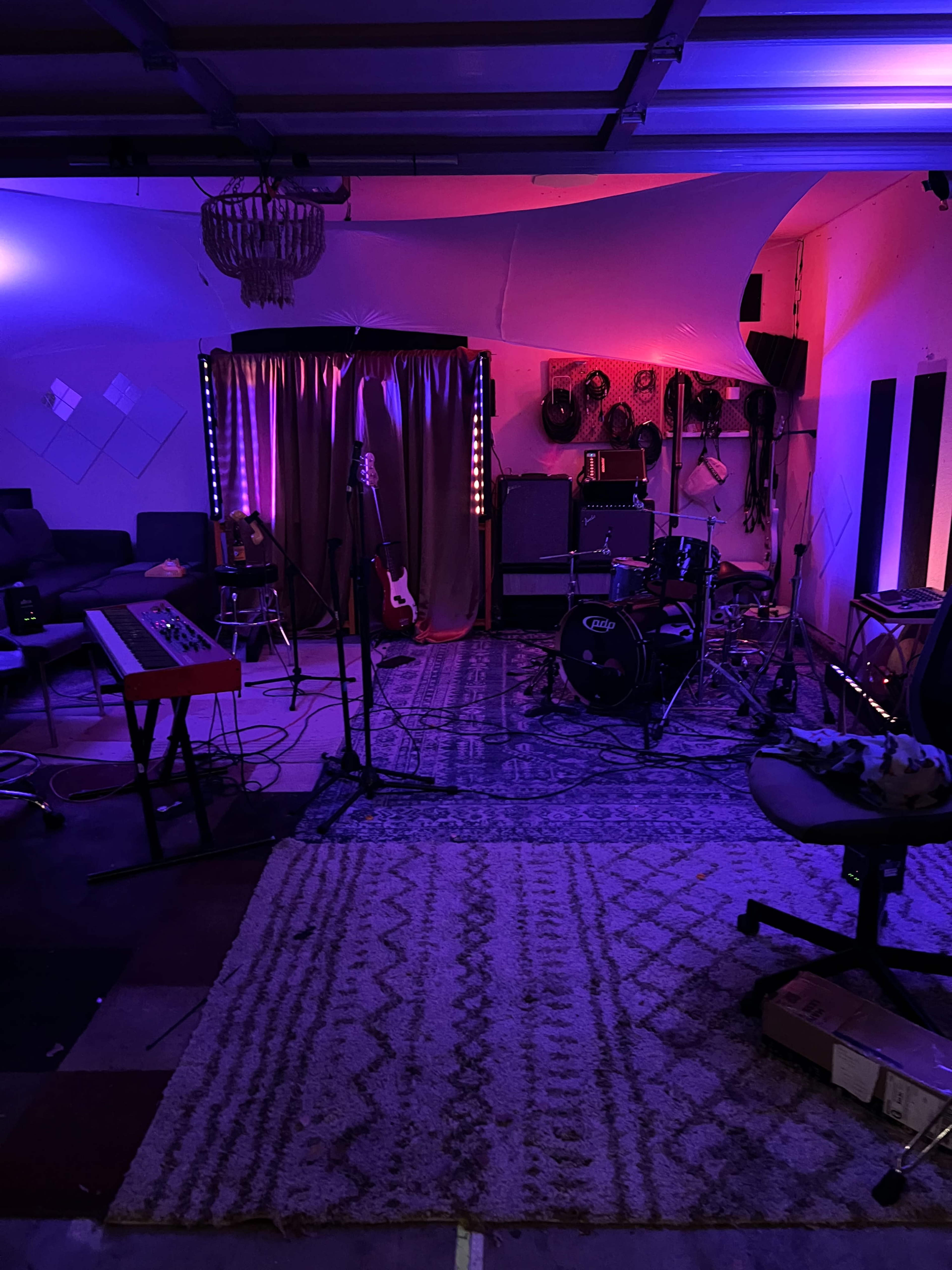 Adaptive Backyard music venue, eclectic, dark room, photo studio Image in Crenshaw, Los Angeles, CA