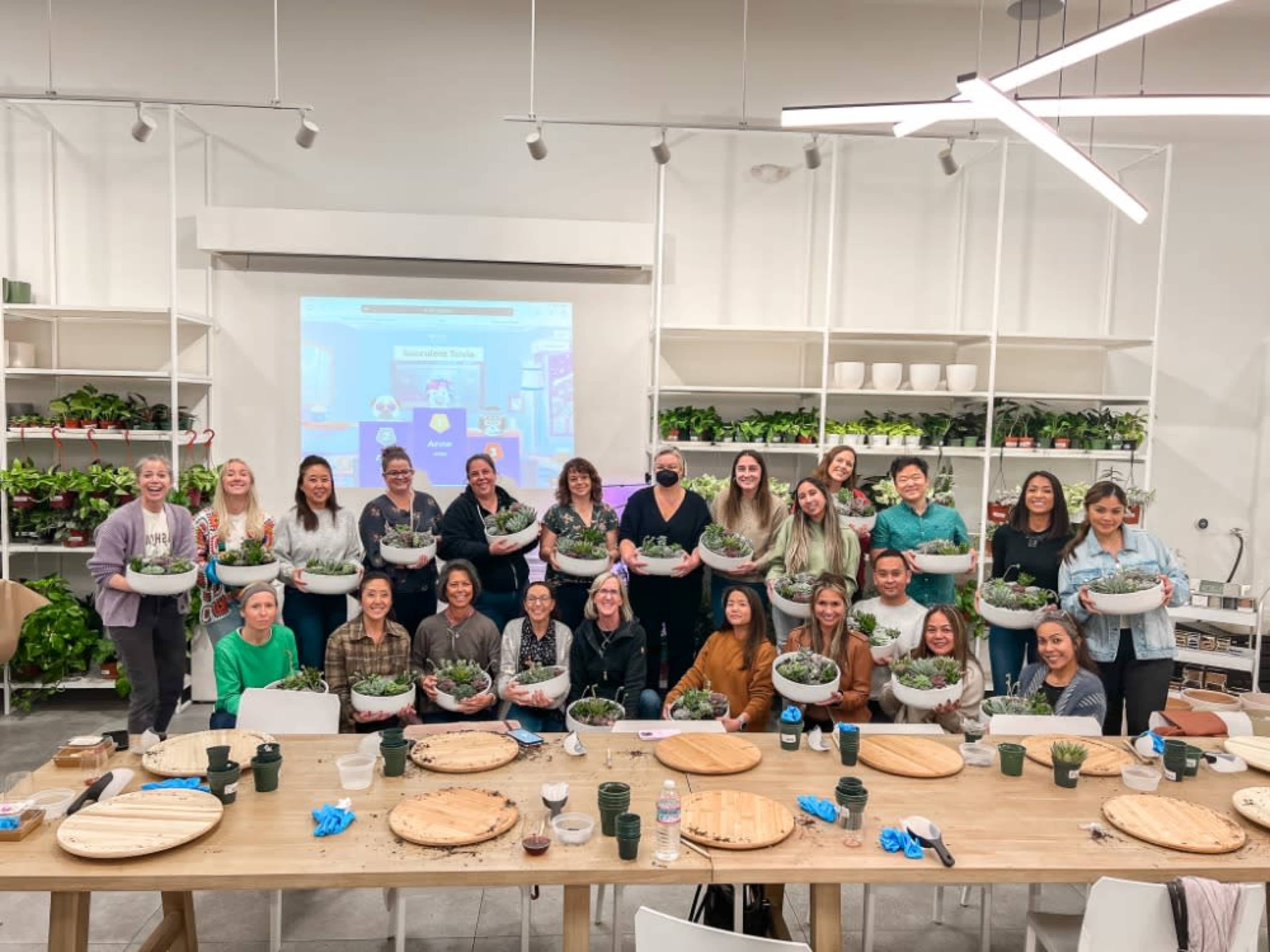 Succulent Arranging Workshop