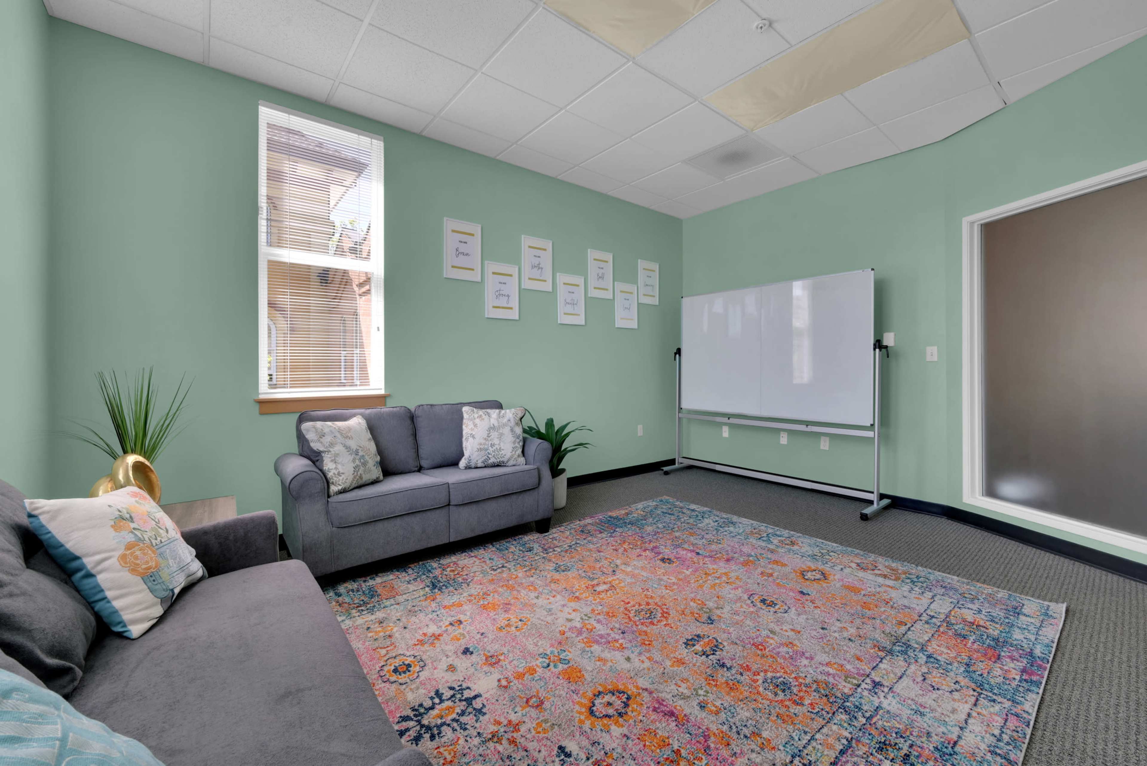 Warm, Therapy-Inspired Group Room near Downtown Eugene Image in Market District, Eugene, OR
