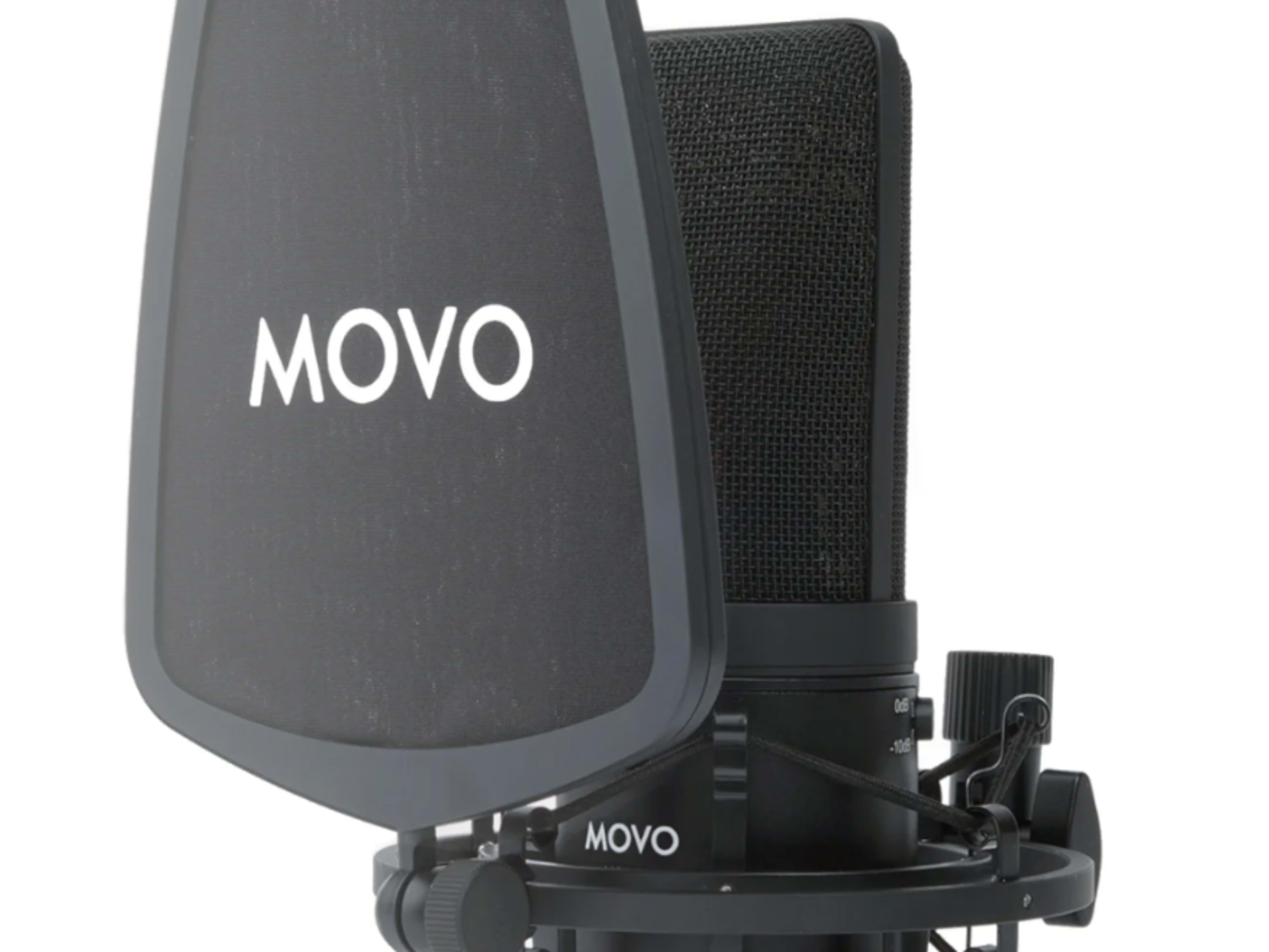 Studio Condenser Microphone (w/ XLR cable & stand)