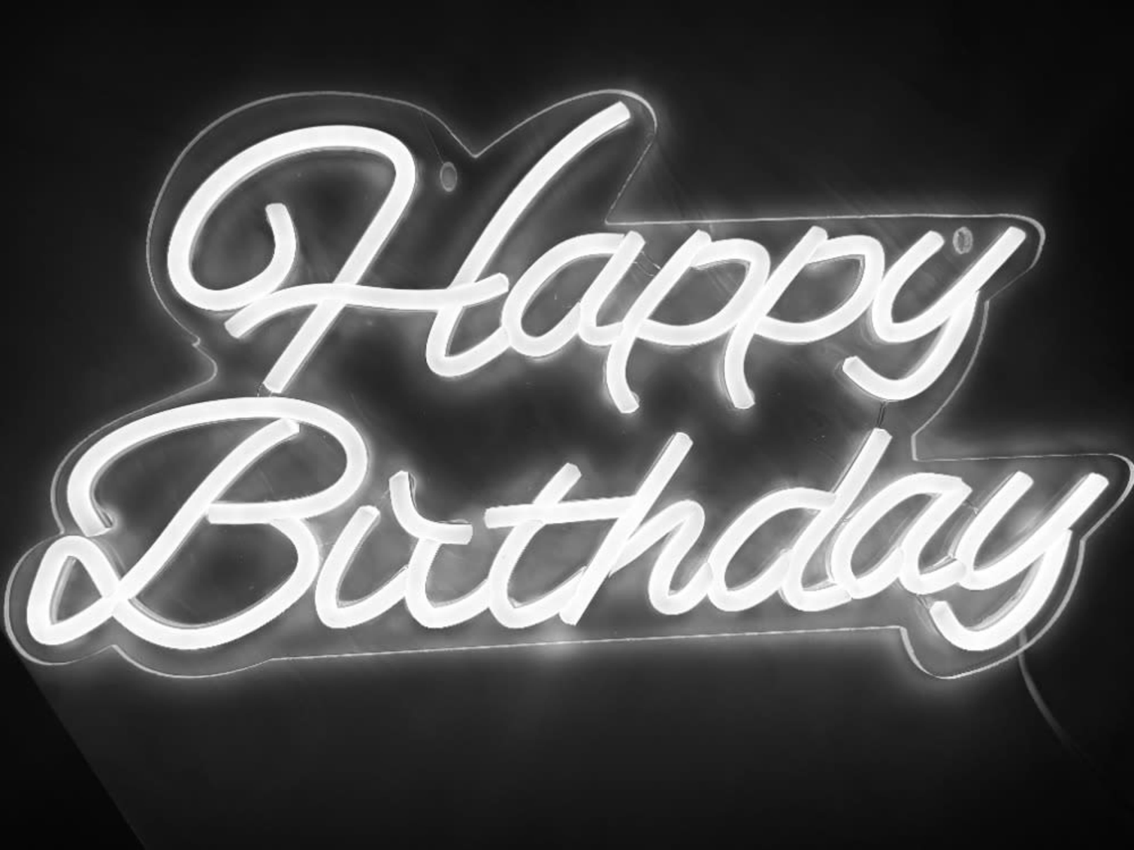 Happy Birthday Neon Sign