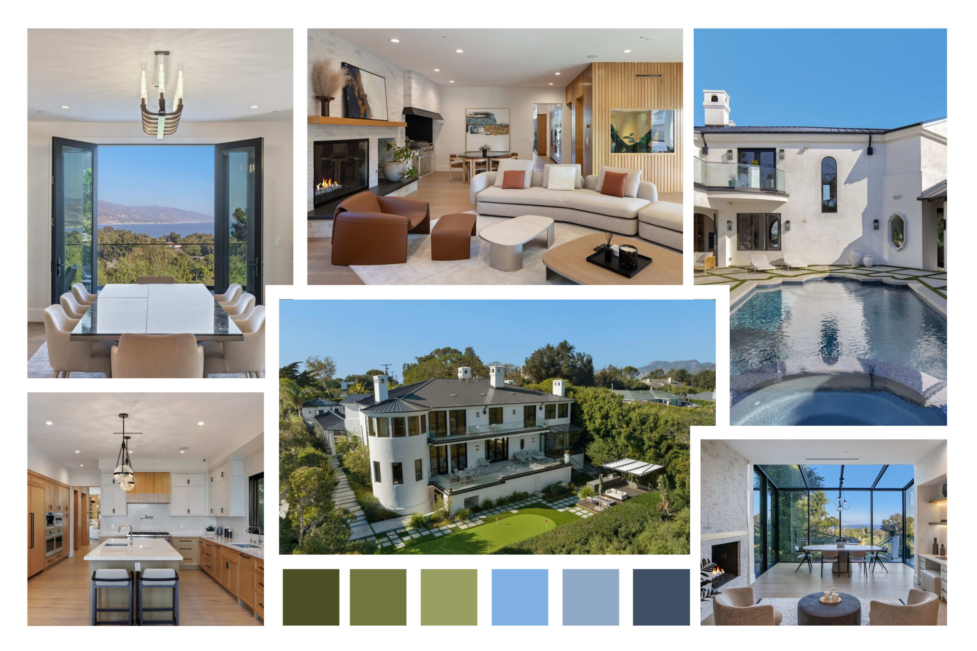 MODERN CHATEAU WITH OCEAN VIEWS & DESIGNER INTERIORS Image in Central Malibu, Malibu, CA