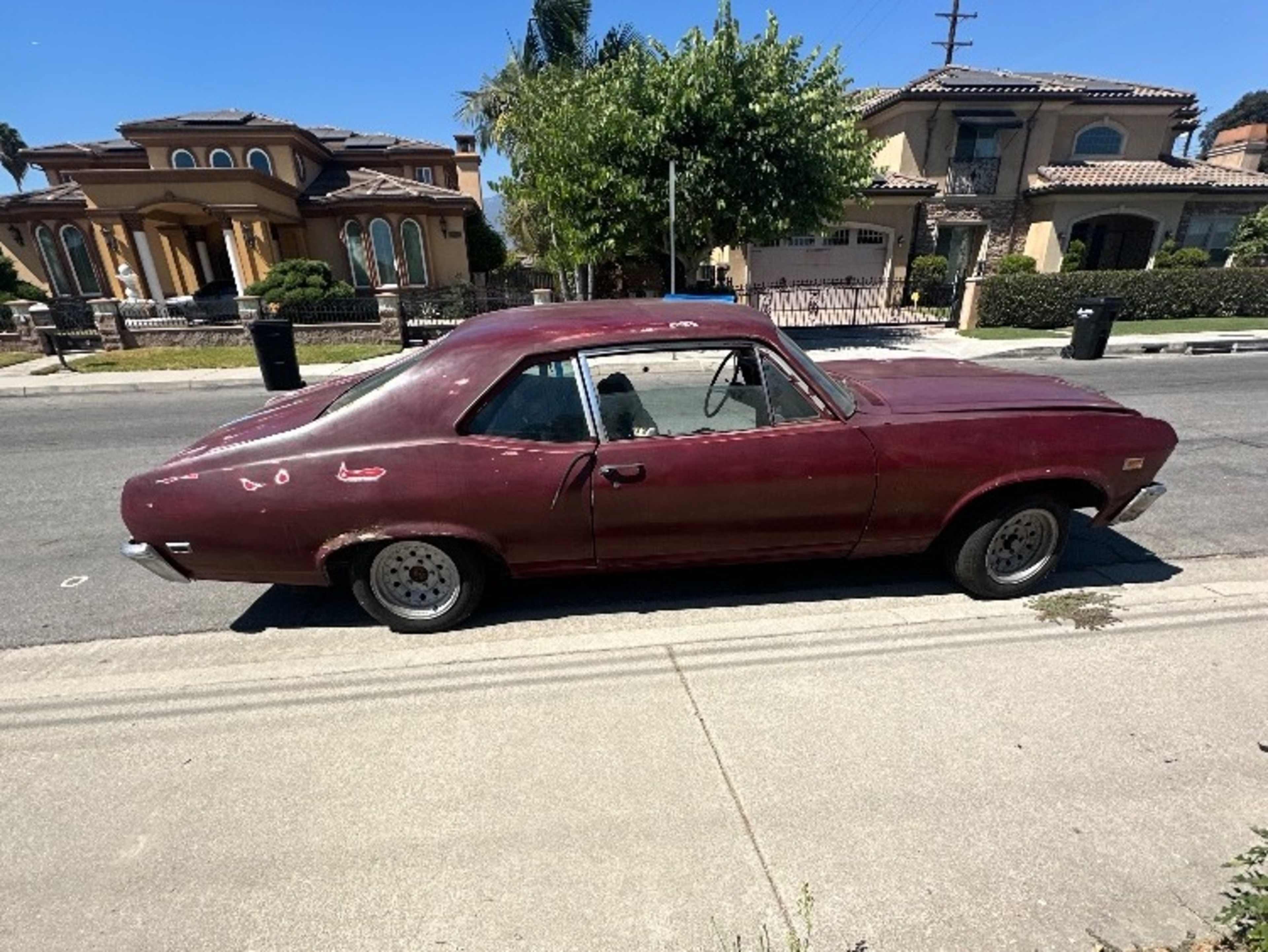 Classic Car Rental: 1970 Red Chevrolet Nova
