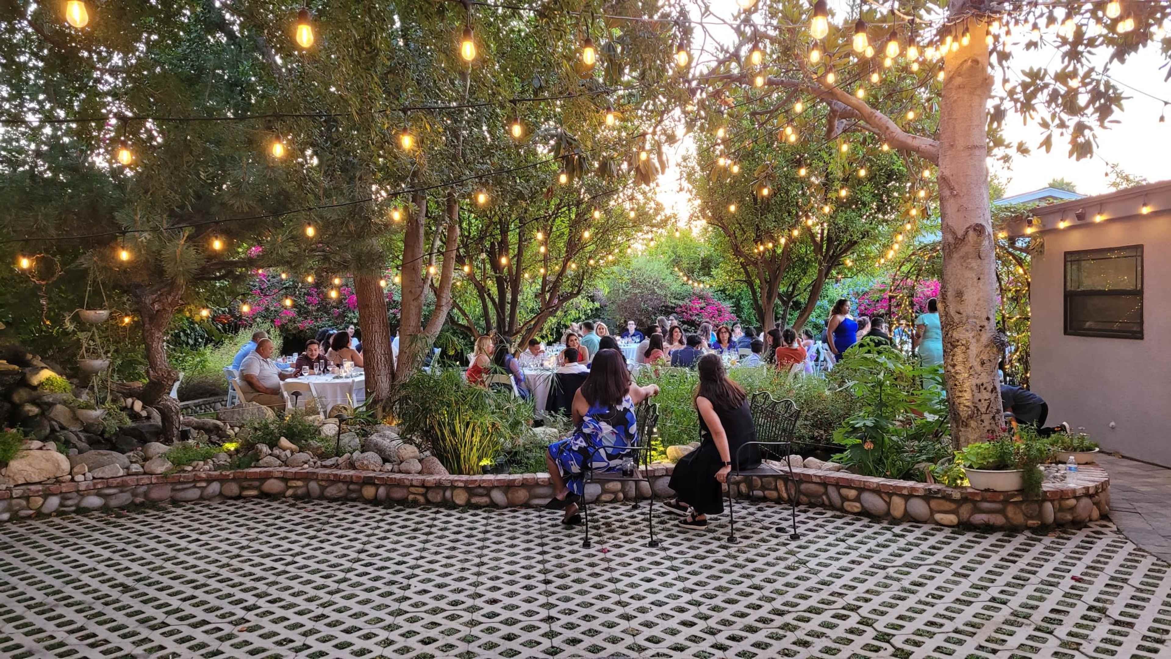 Outdoor garden setting with Koi pond Image in Sun Valley, North Hollywood, CA