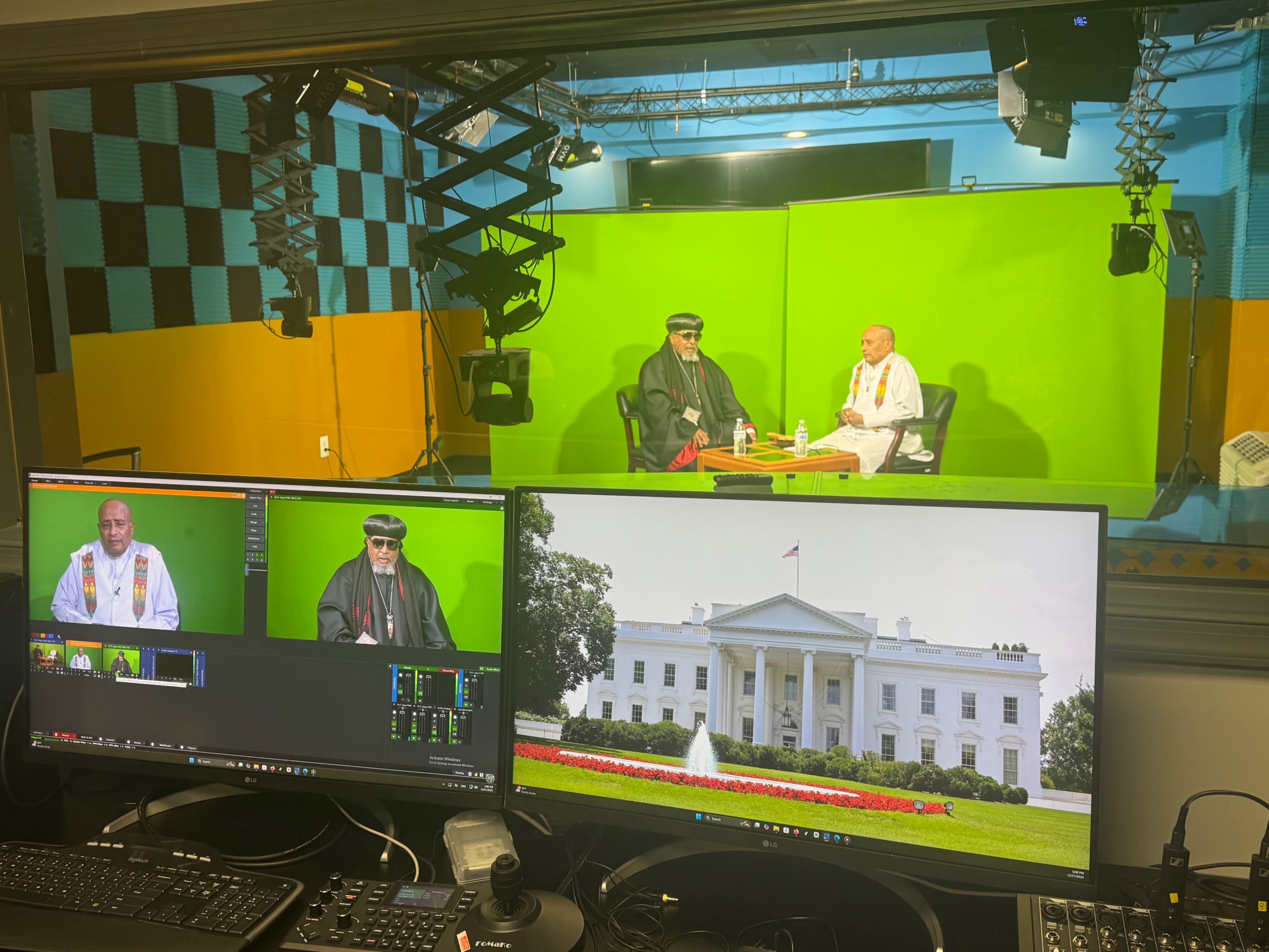 Video production studio with professional crew on the 5th floor of skyline west building Image in Seven Corners, Fallschurch, VA