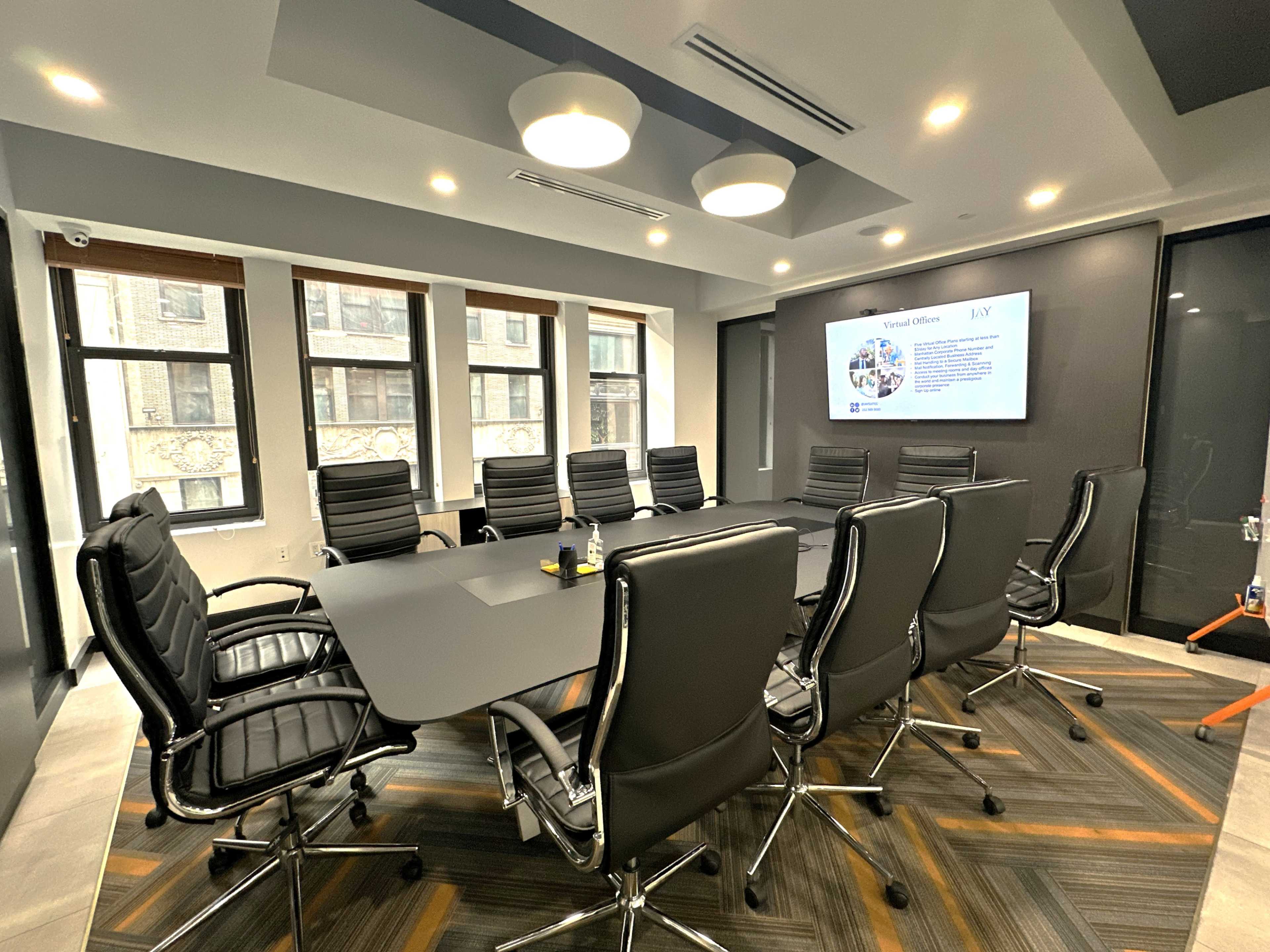 Awesome Modern 12 person Meeting Space with Windows in Midtown *PROMO DAY RATE* Image in Midtown Manhattan, New York, NY