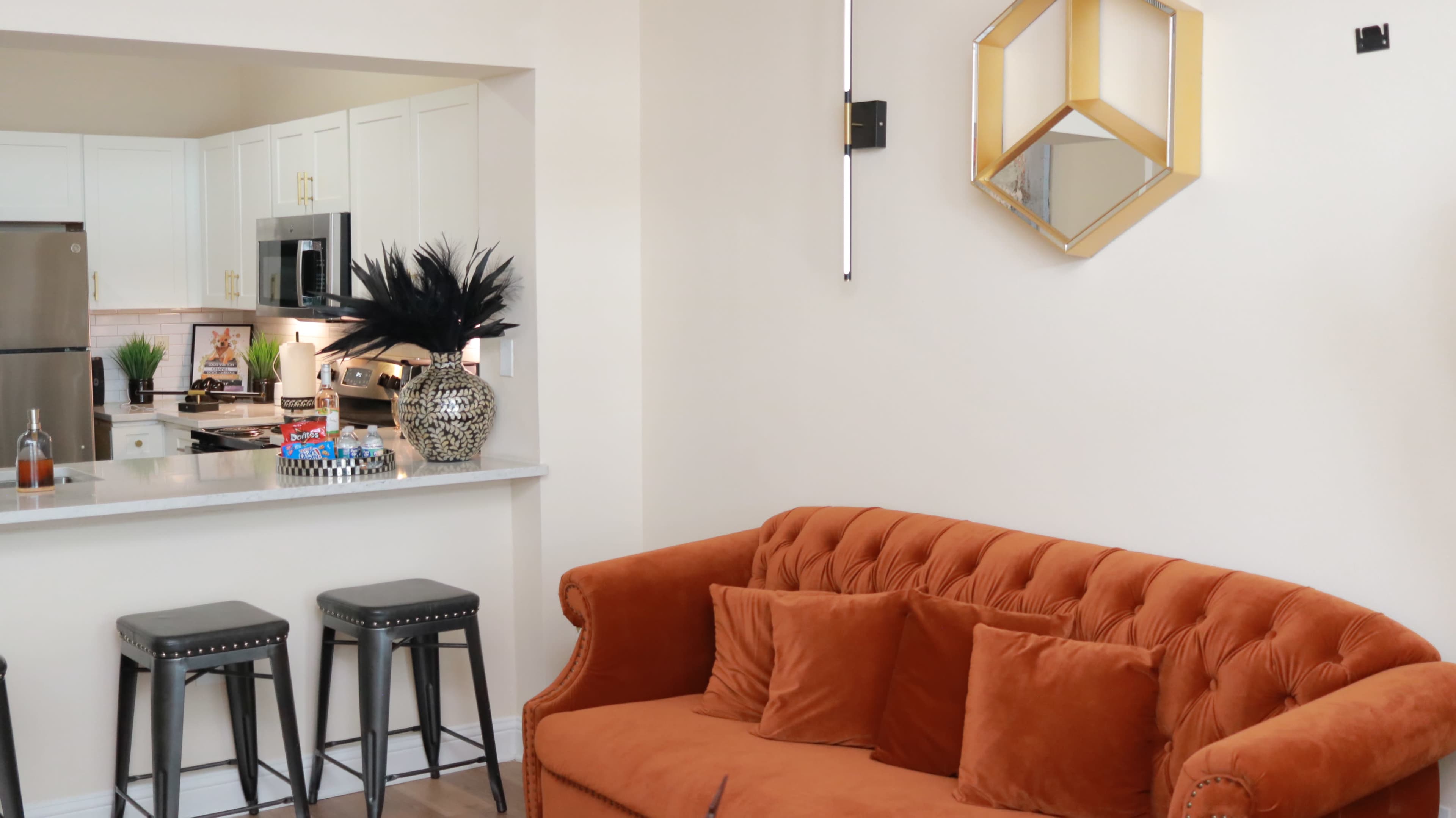 Upscale Downtown Apartment with Chic Interior & Natural Lighting Image in Meyerland Area, Houston, TX