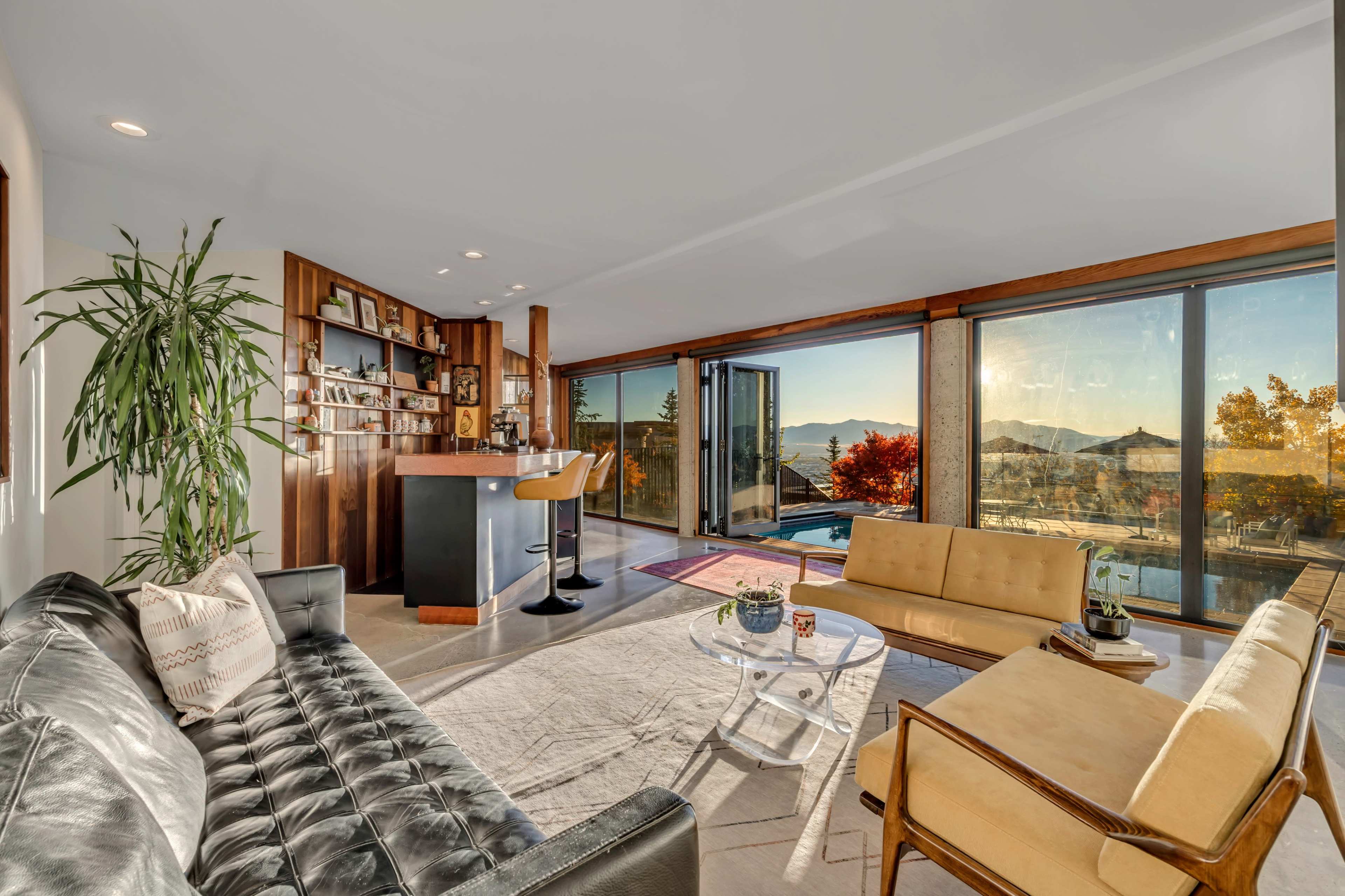 The Lookout: Mid-Century  with Skyline Views + Pool + Hot-tub + Bar Image in The Avenues, Salt Lake City, UT