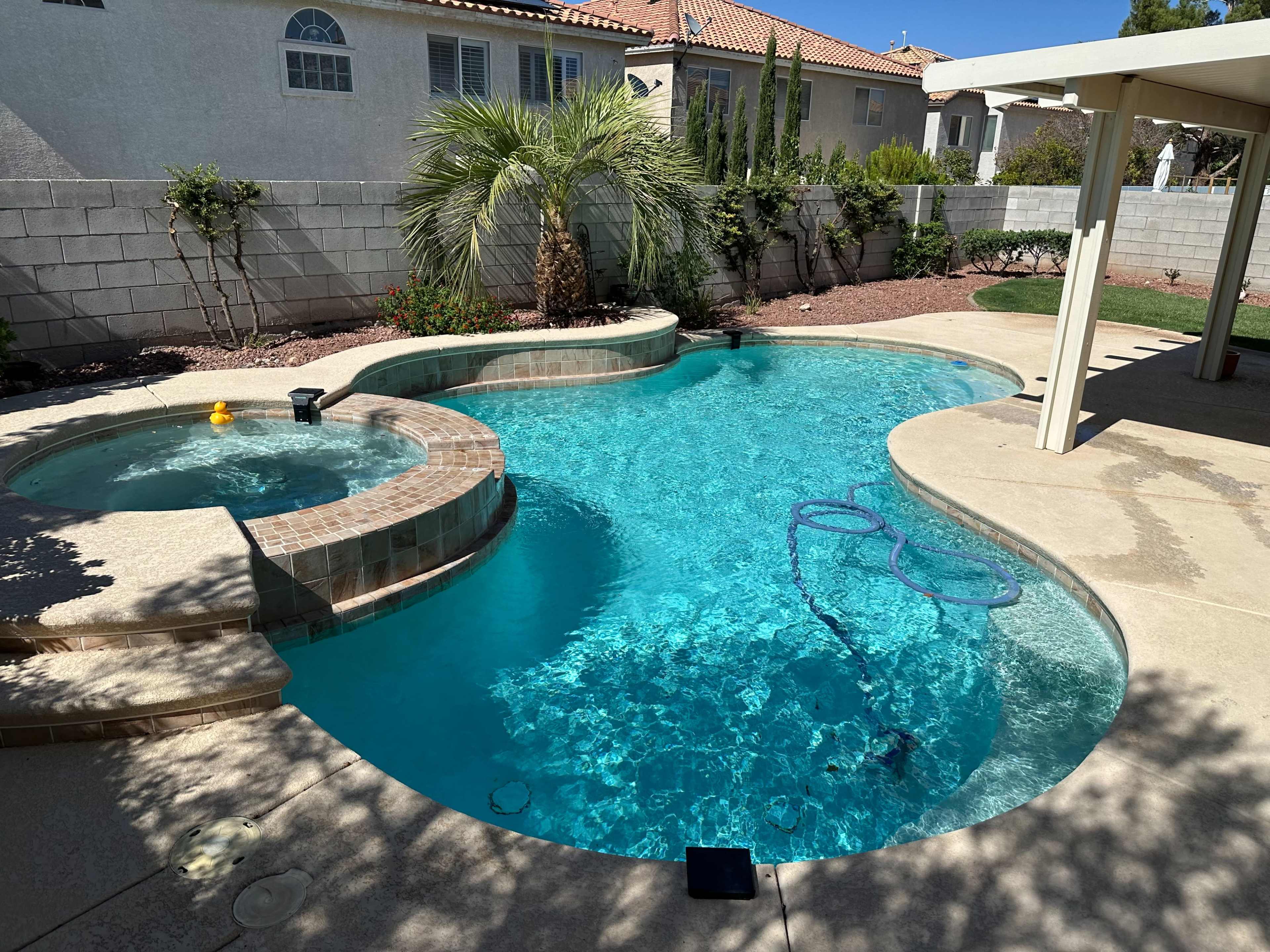 Private backyard w/ Pool & Jacuzzi for Photoshoots & Small/Quiet events & Relaxing Image in Enterprise, las vegas, NV