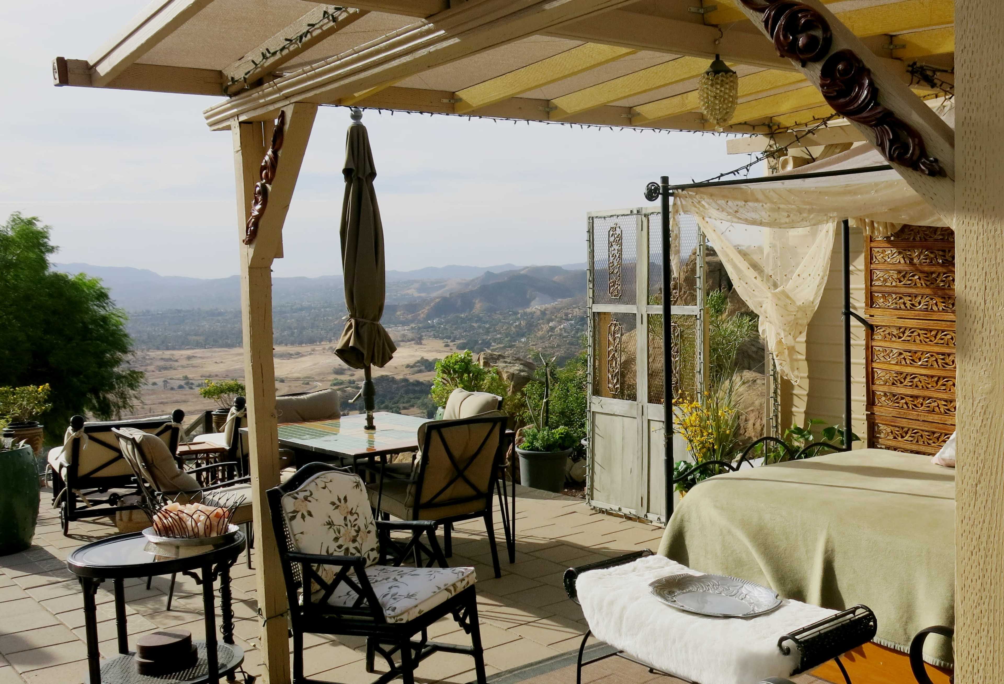 Ultimate glamping view location. Collectible designer vintage trailer. Image in , CHATSWORTH, CA