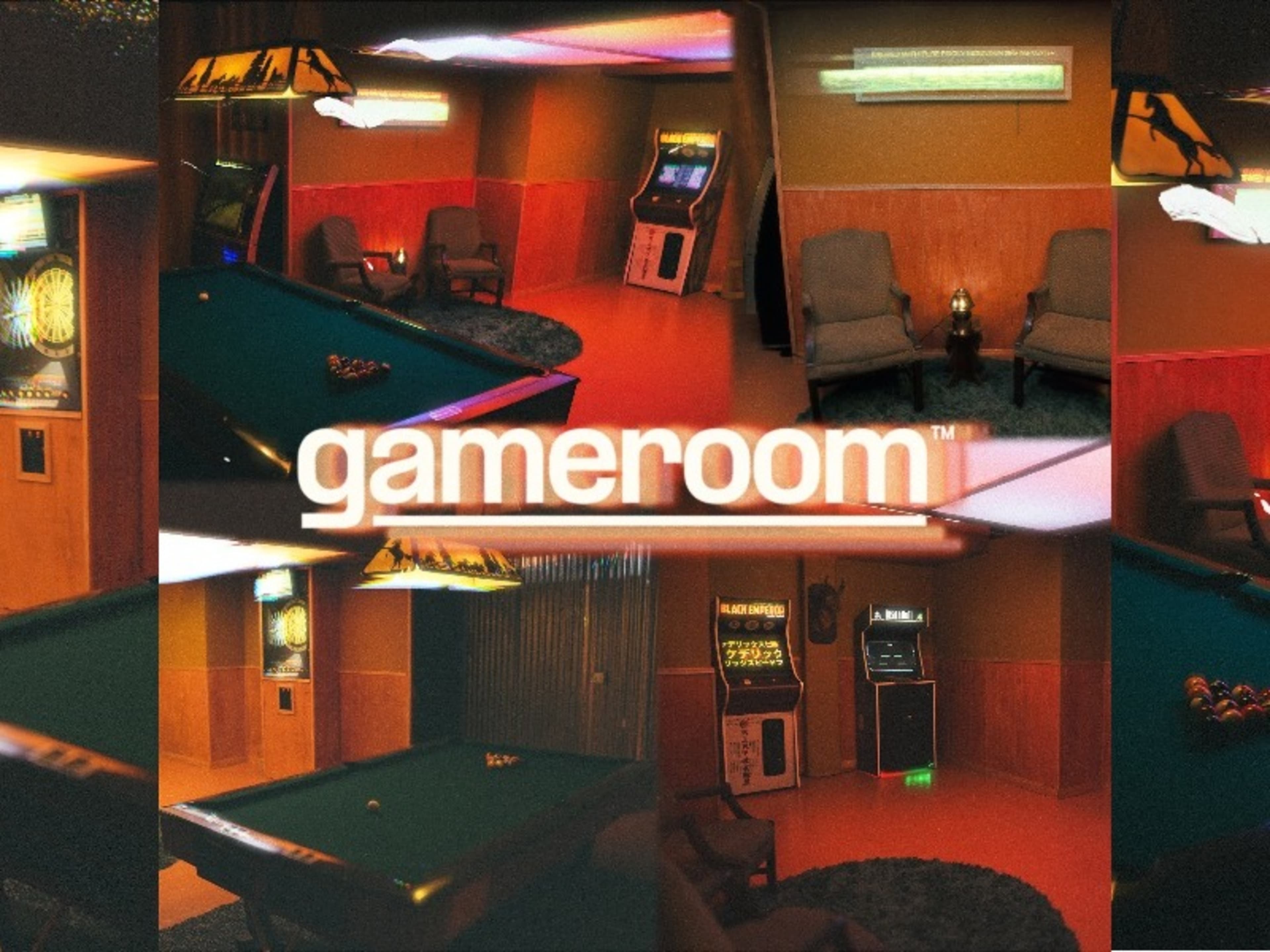 70s Retro Basement | Arcade, Pool Table, Jukebox, 