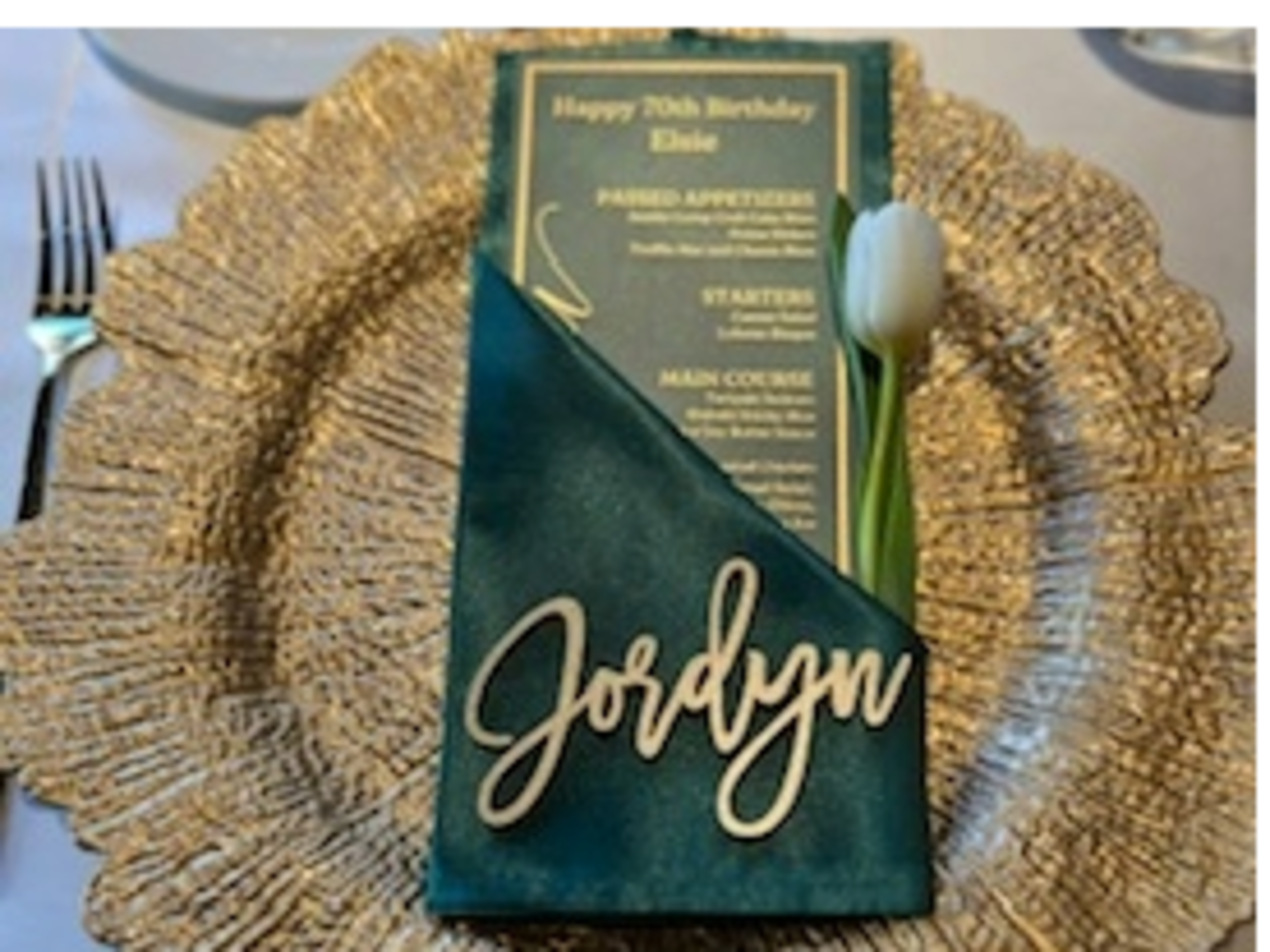Custom Acrylic Menus 