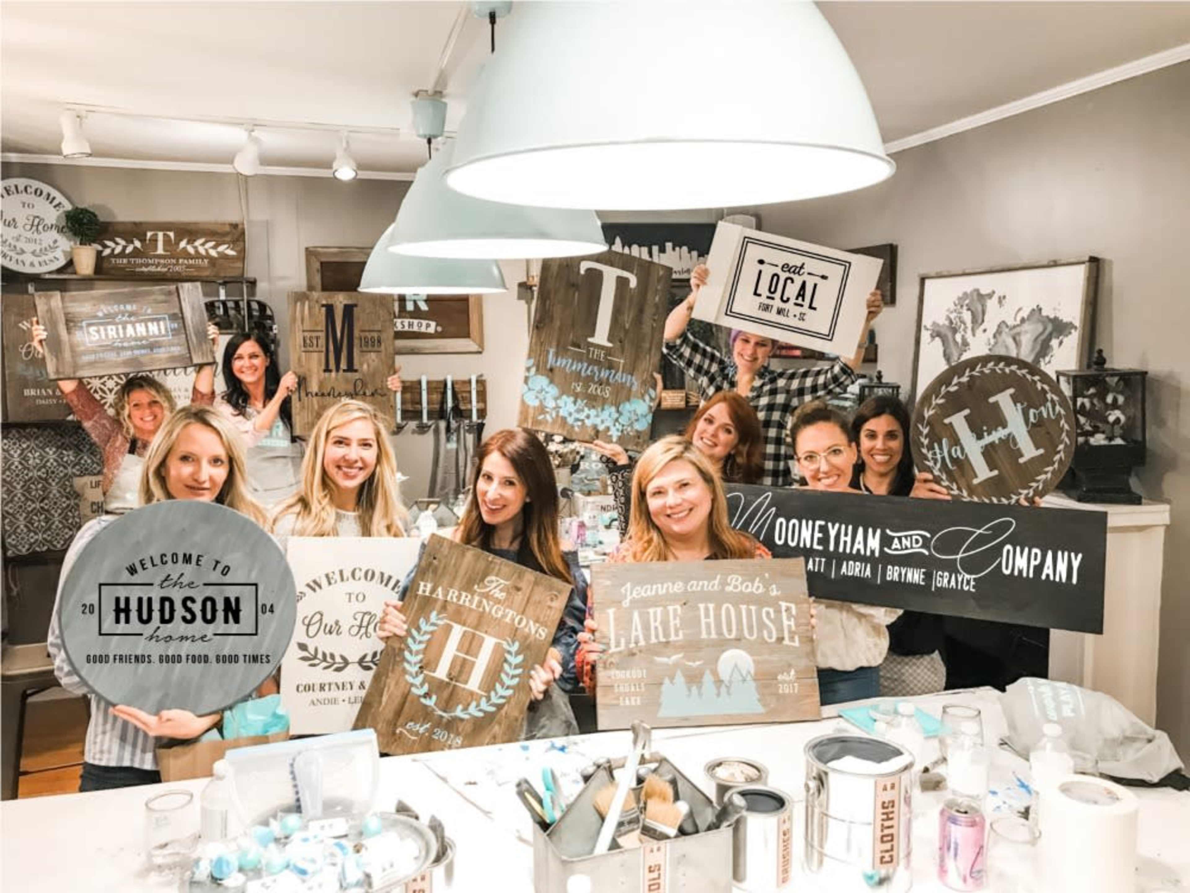 DIY Wood,  Canvas or Chunky Knit Blanket Workshop