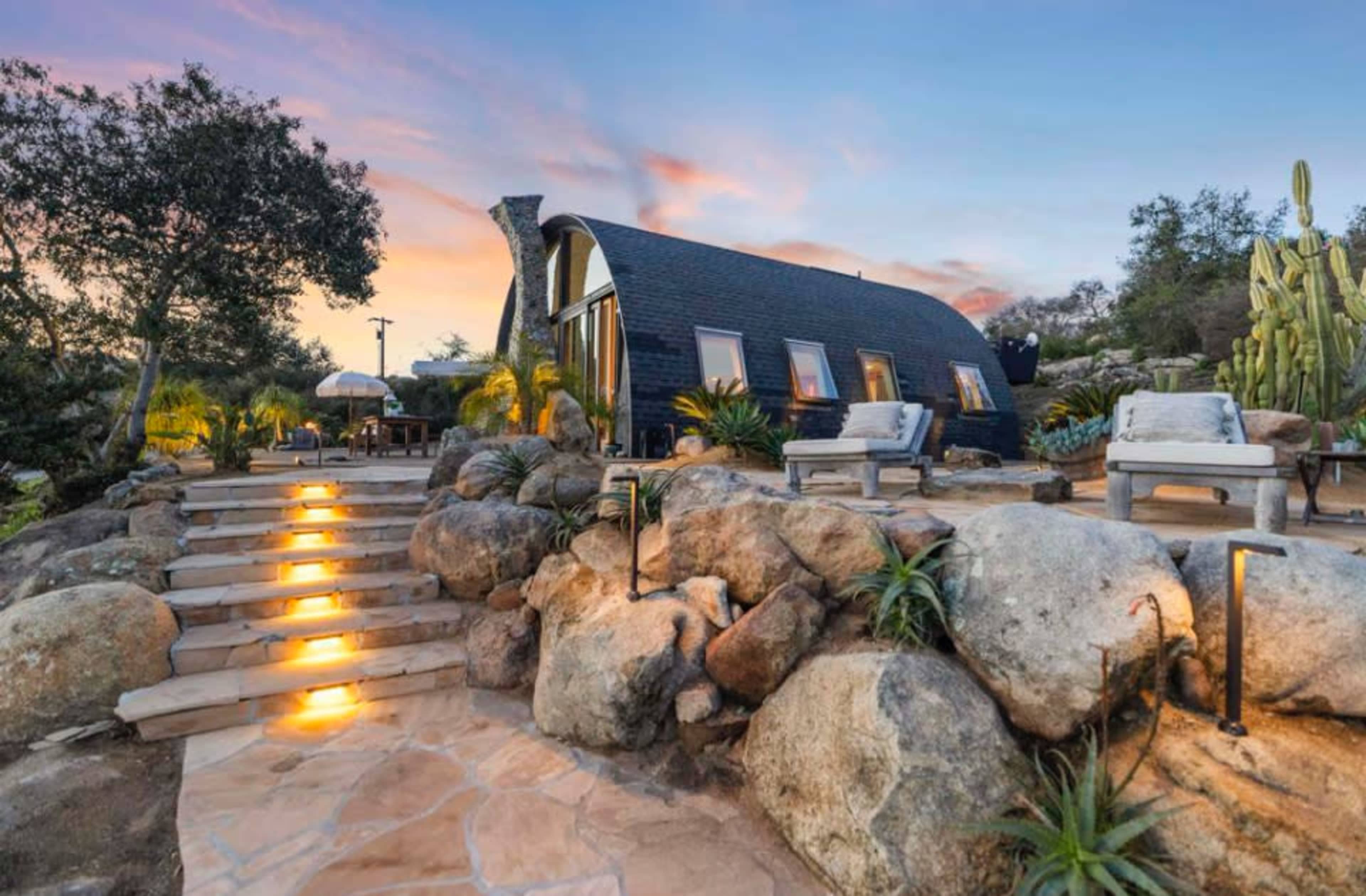 Sacred Mountain Retreat with Designer Home & Organic Farm Image in Lake Wohlford, Escondido, CA