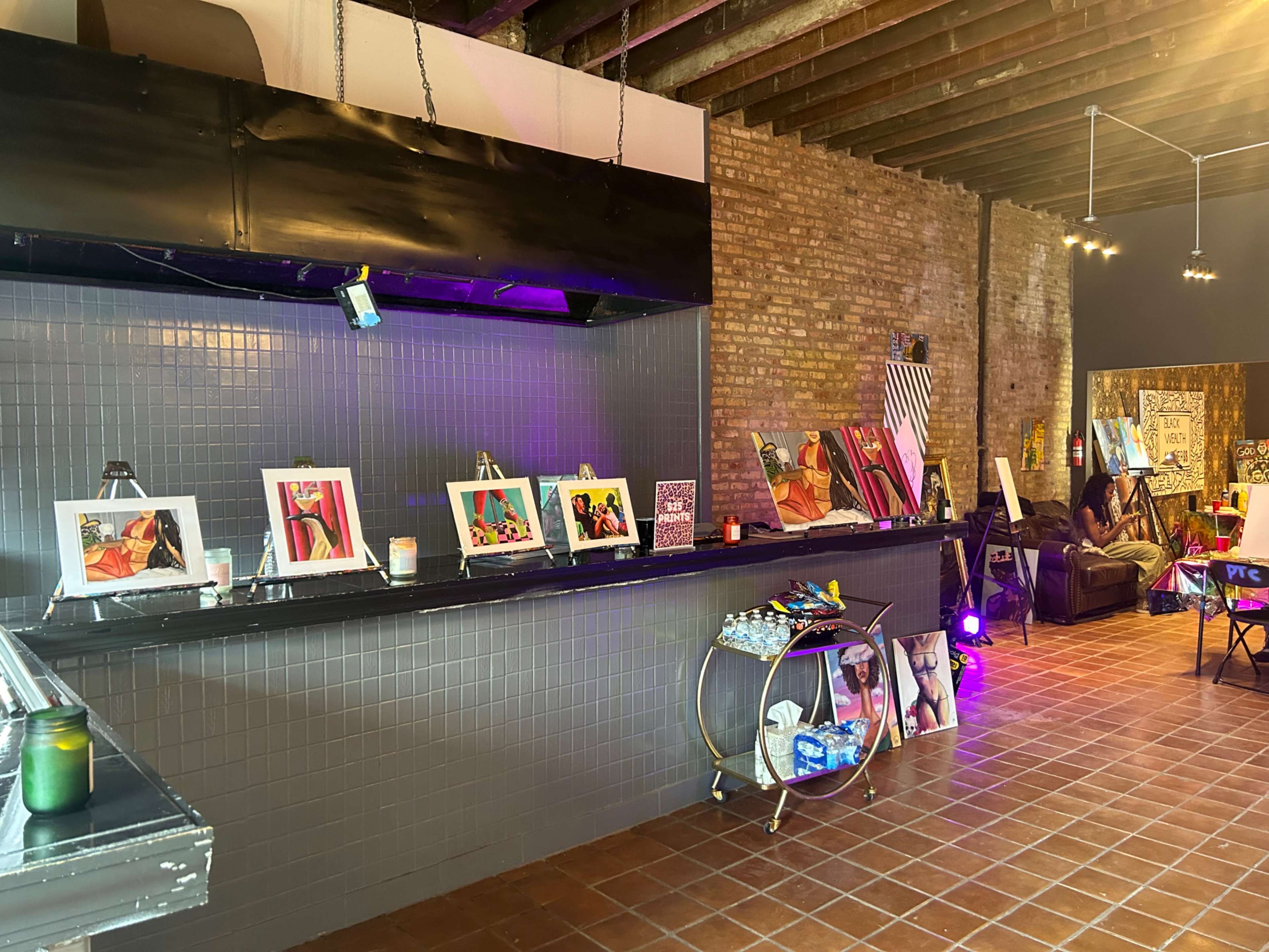 Urban art studio with artsy speakeasy vibes Image in Humboldt Park, Chicago, IL