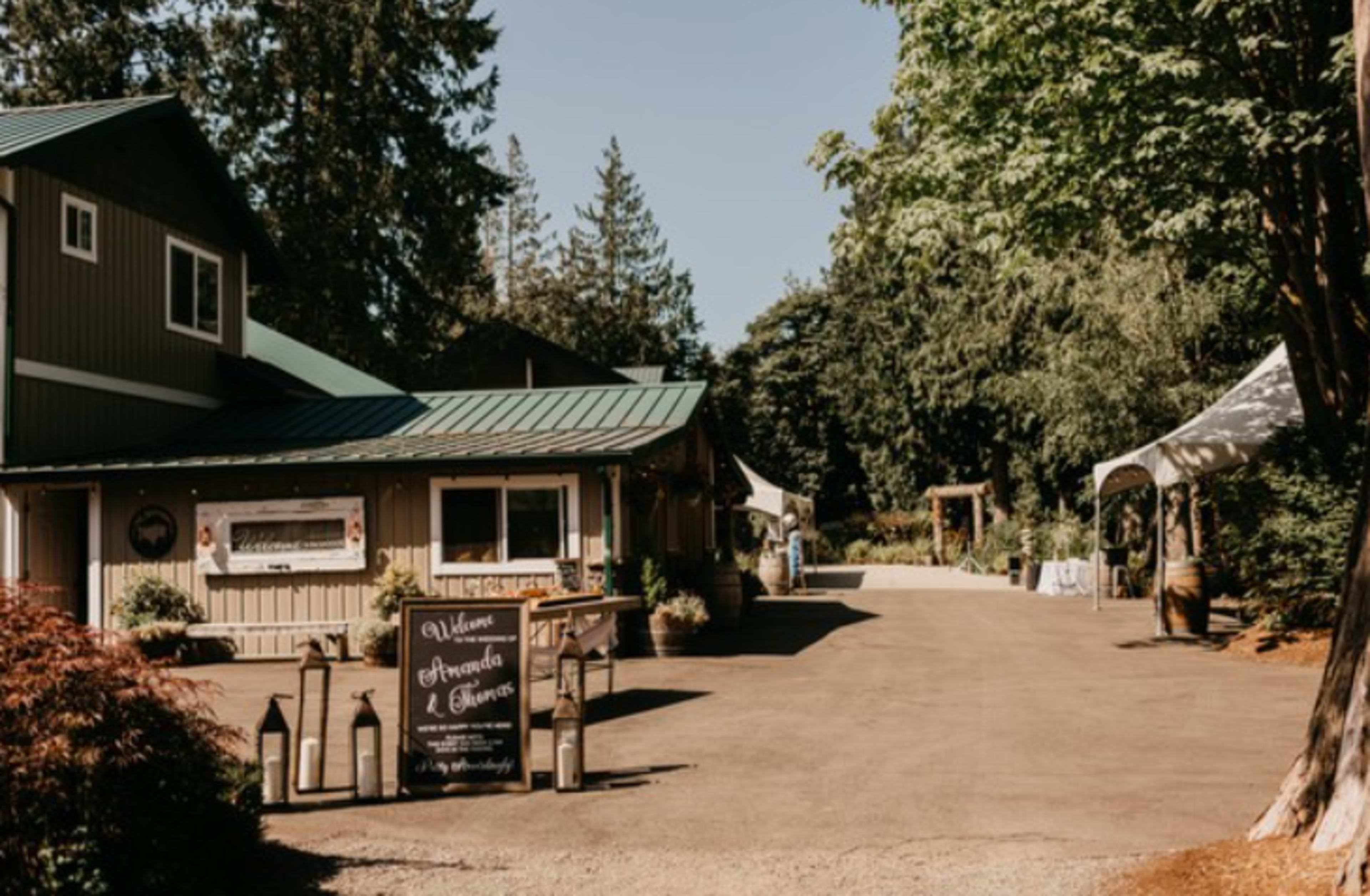 Lodge, woods, mountains, gardens Image in , snohomishh, WA