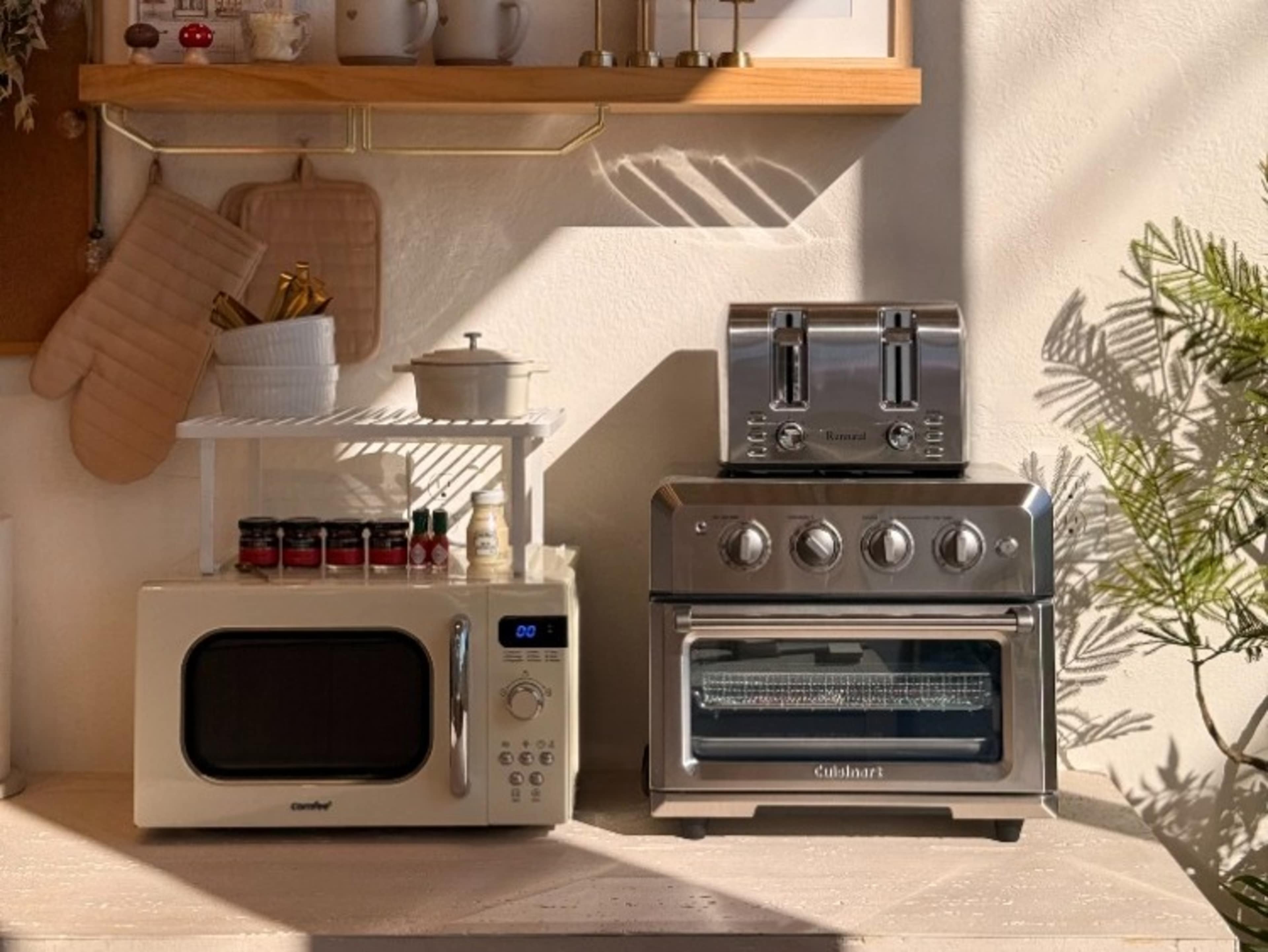 Microwave and Toaster