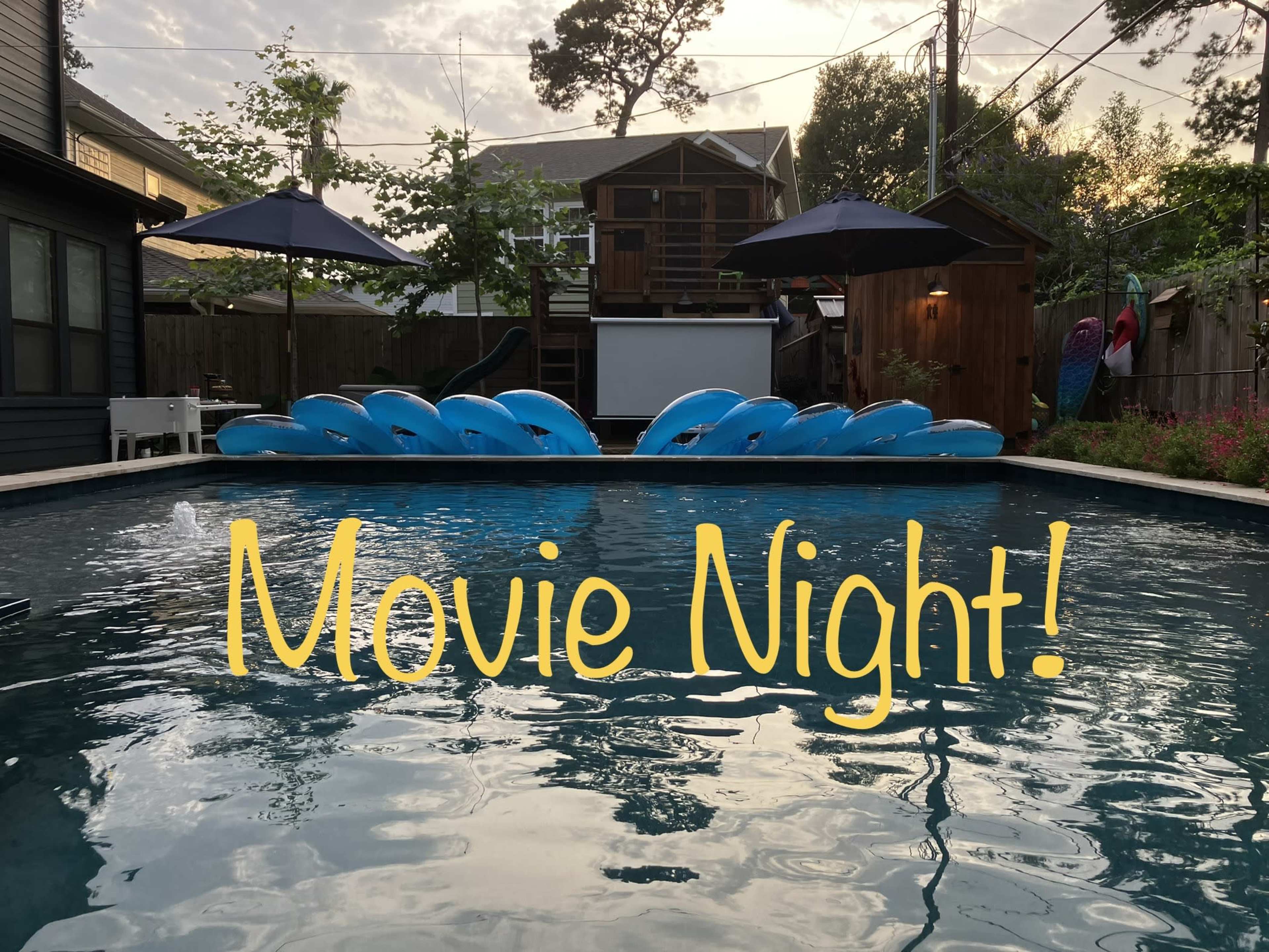 Garden Oasis with lush landscaping and pool Image in Northside, Houston, TX