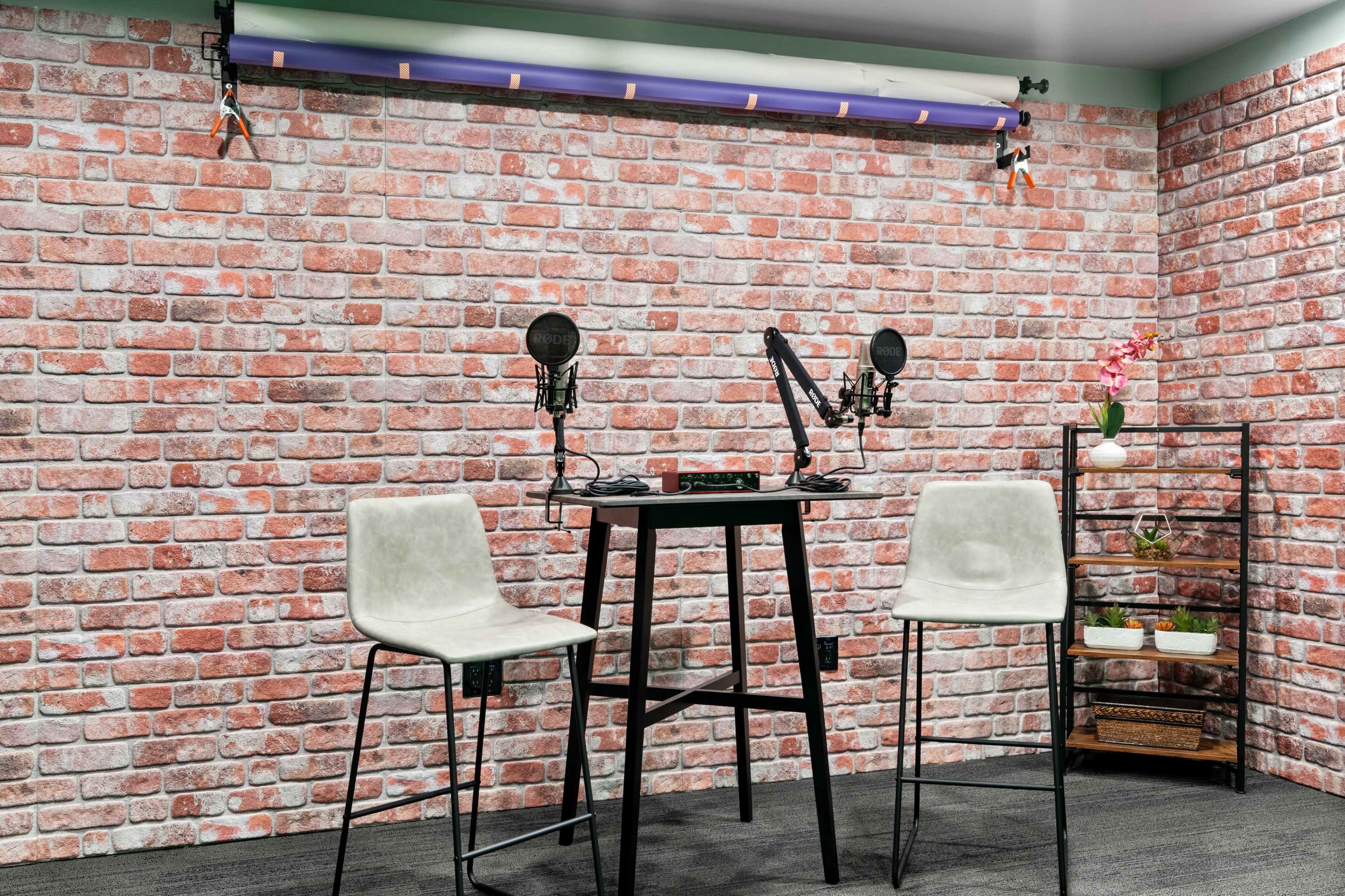 South Philly Video Studio with Green Screen, Brick, and Podcast Setup Image in South Philadelphia East, Philadelphia, PA
