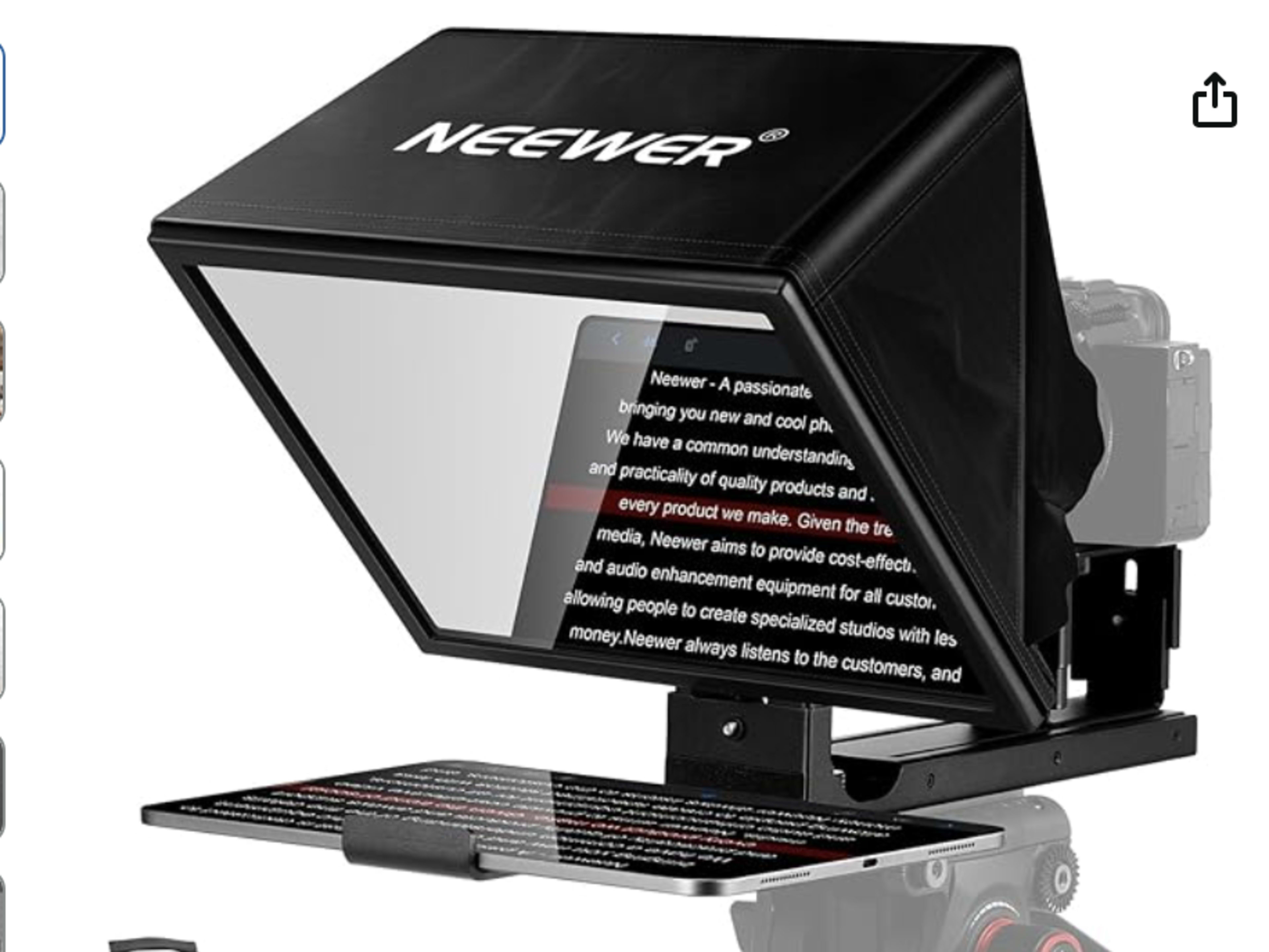 iPad Teleprompter with iPad Included