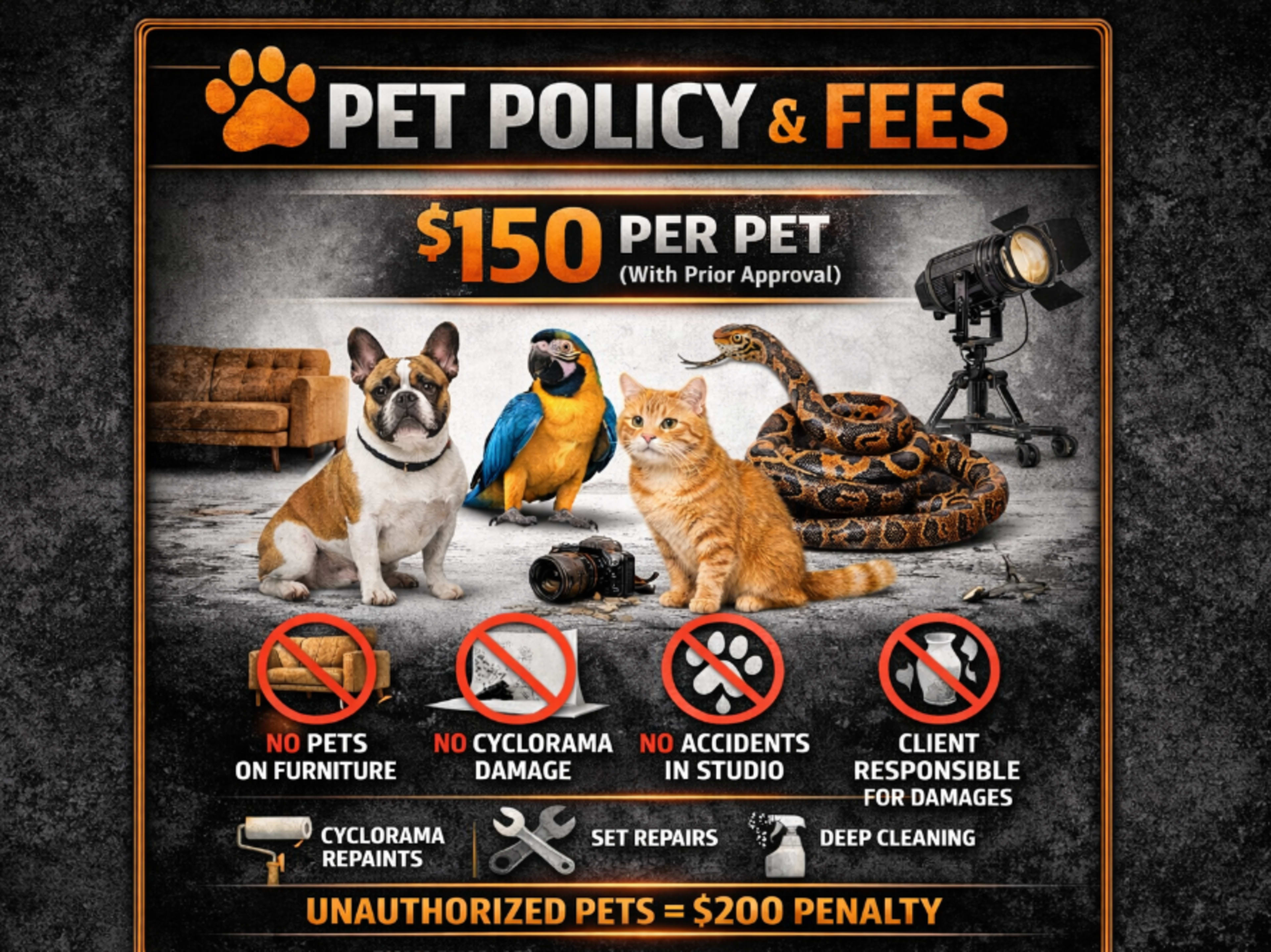 Pet Fee Add-On (Per Animal)
