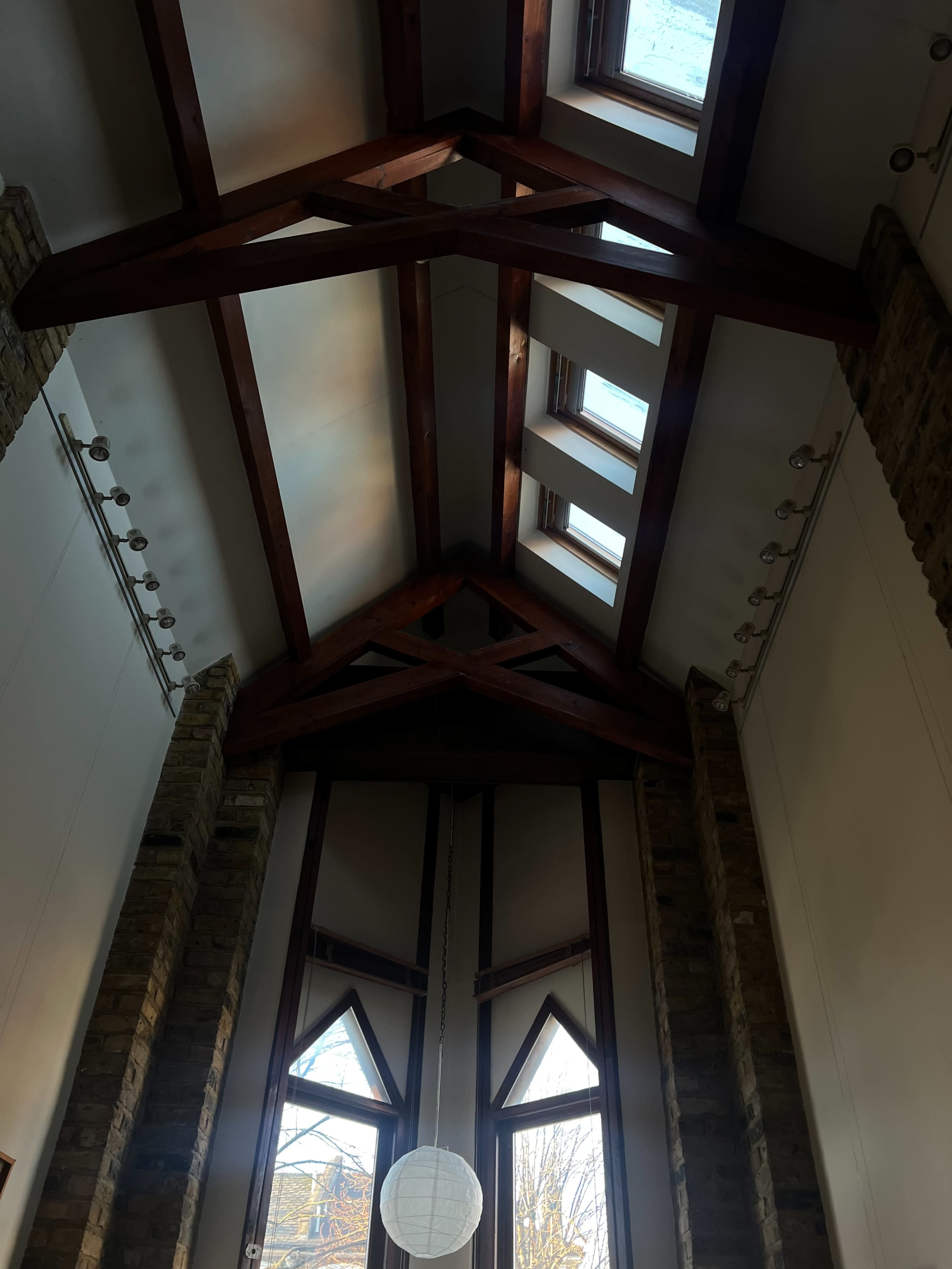 Built by architect/painter, very unique church/alpine style Chelsea home with masses of natural light. Image in Chelsea, london, ENG