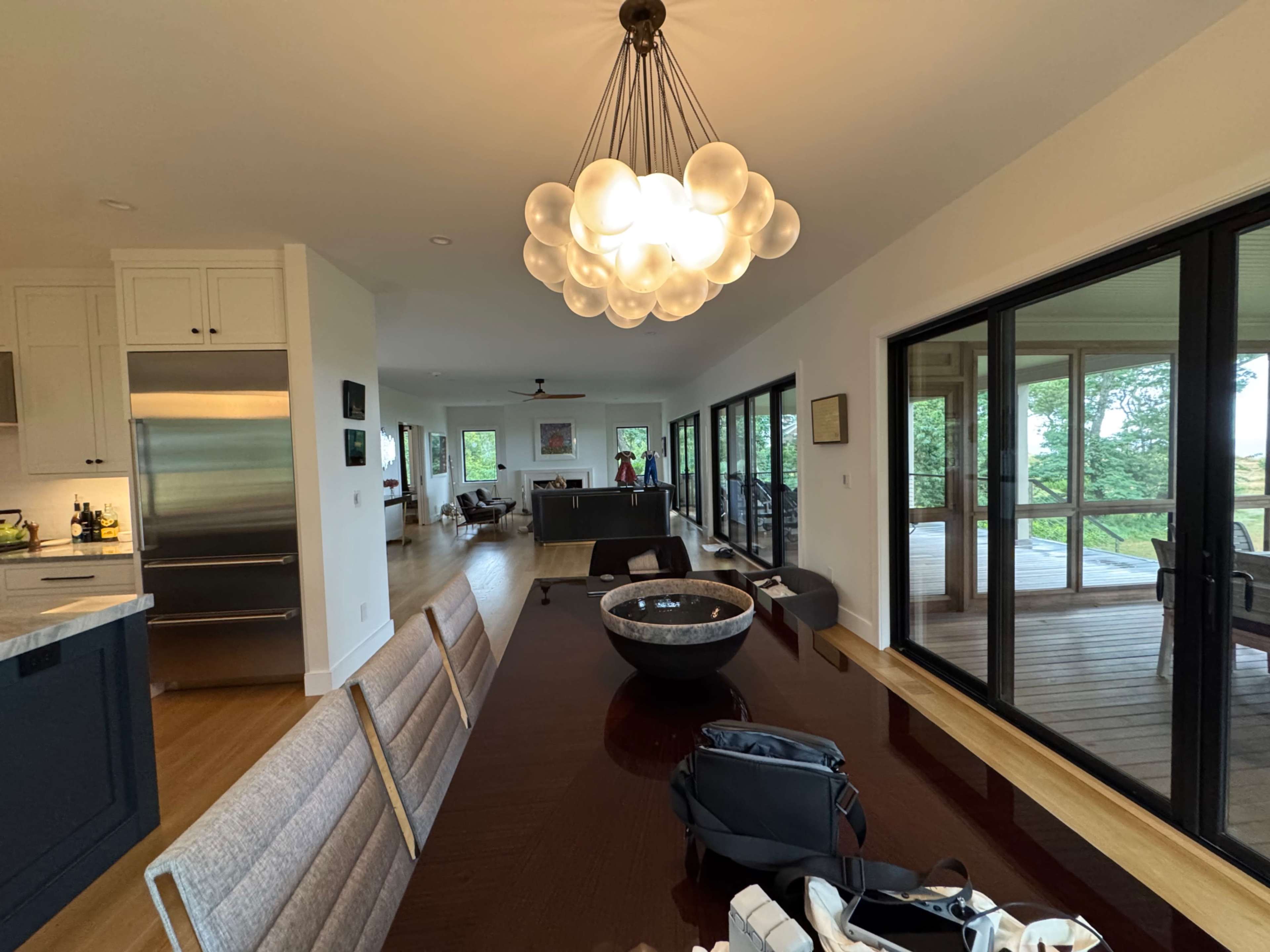 Gorgeous new home on the beach With STUNNING views of the LI Sound and vivid colorful sunsets Image in North Fork, Peconic, NY