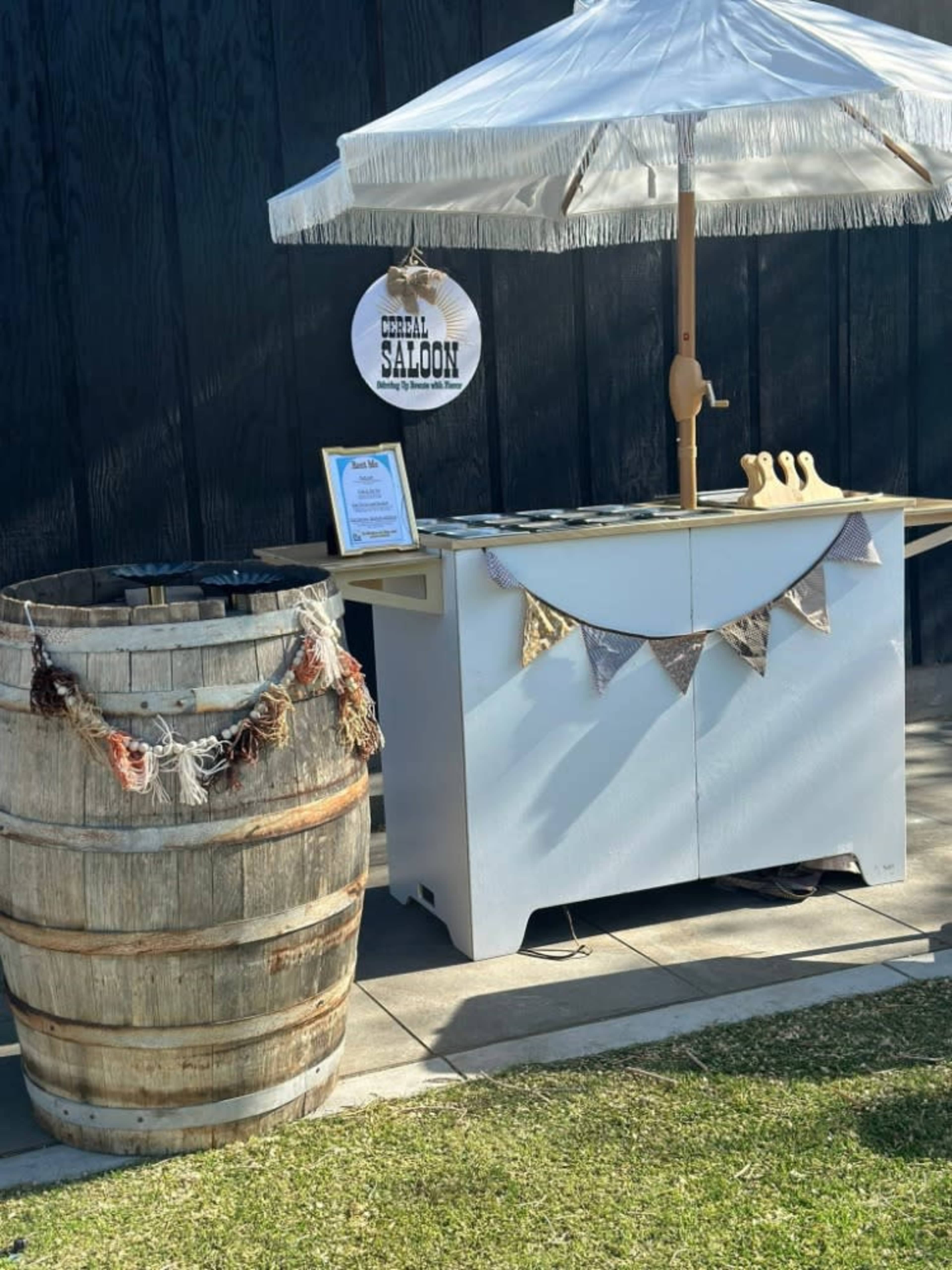 Food snack Cart