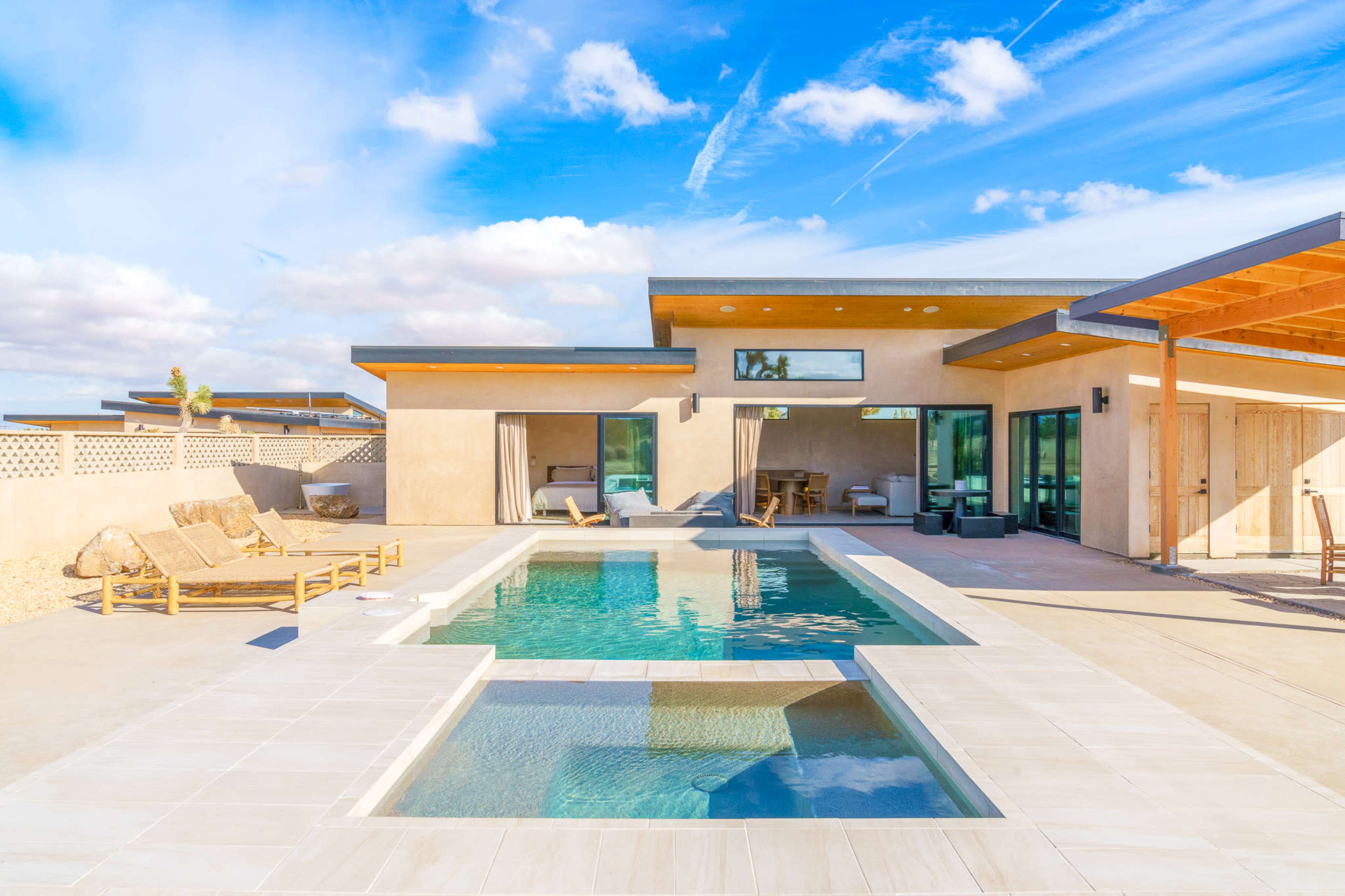 Sol e Cielo | Tulum Retreat w 2 Pools & Pickleball Image in , Yucca Valley, CA