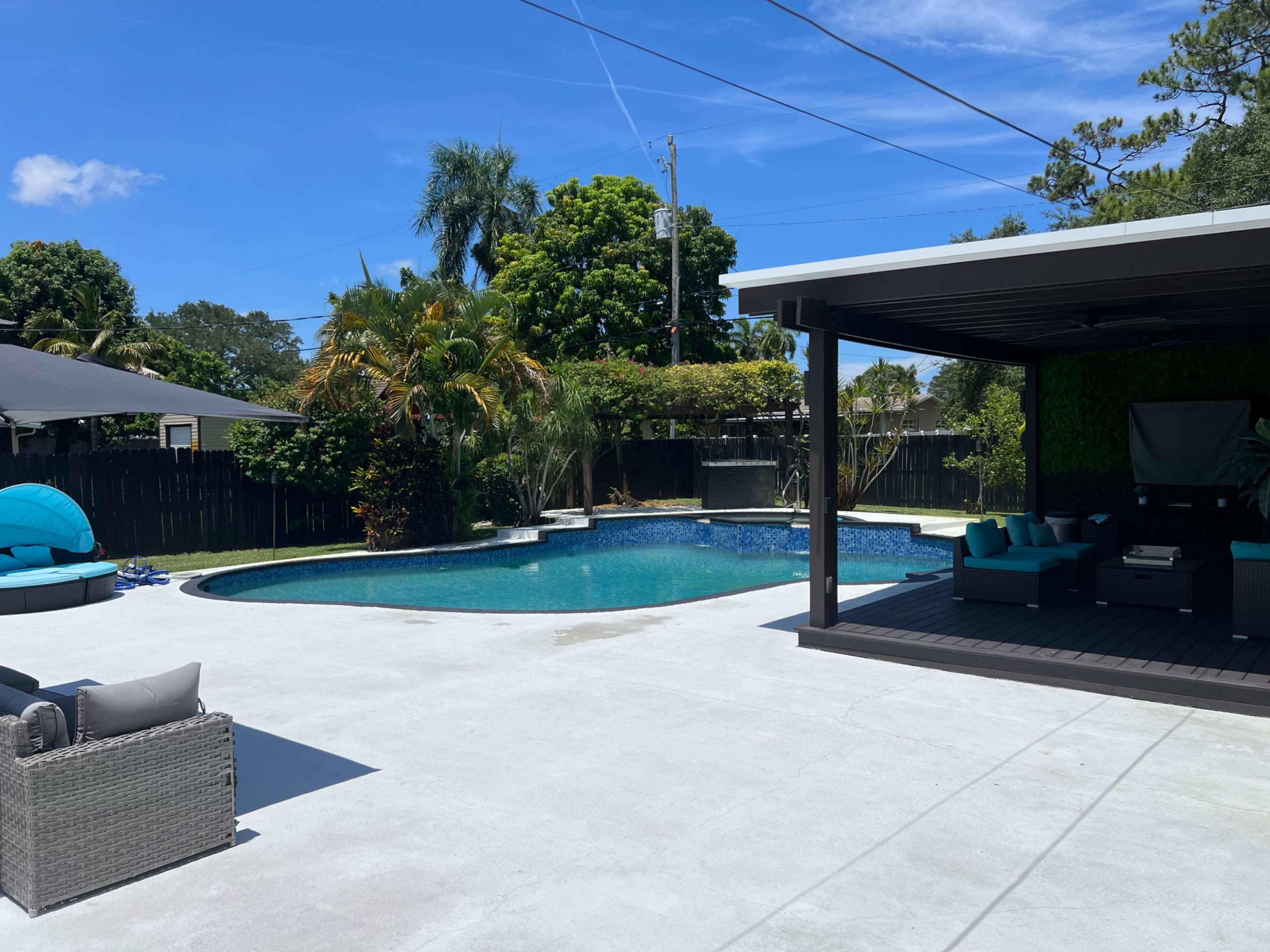 Tropical Backyard Oasis in Fort Lauderdale – Large Pool, Gazebo & Lush Vibes for Events & Shoot Image in South Fort Lauderdale, Fort Lauderdale, FL