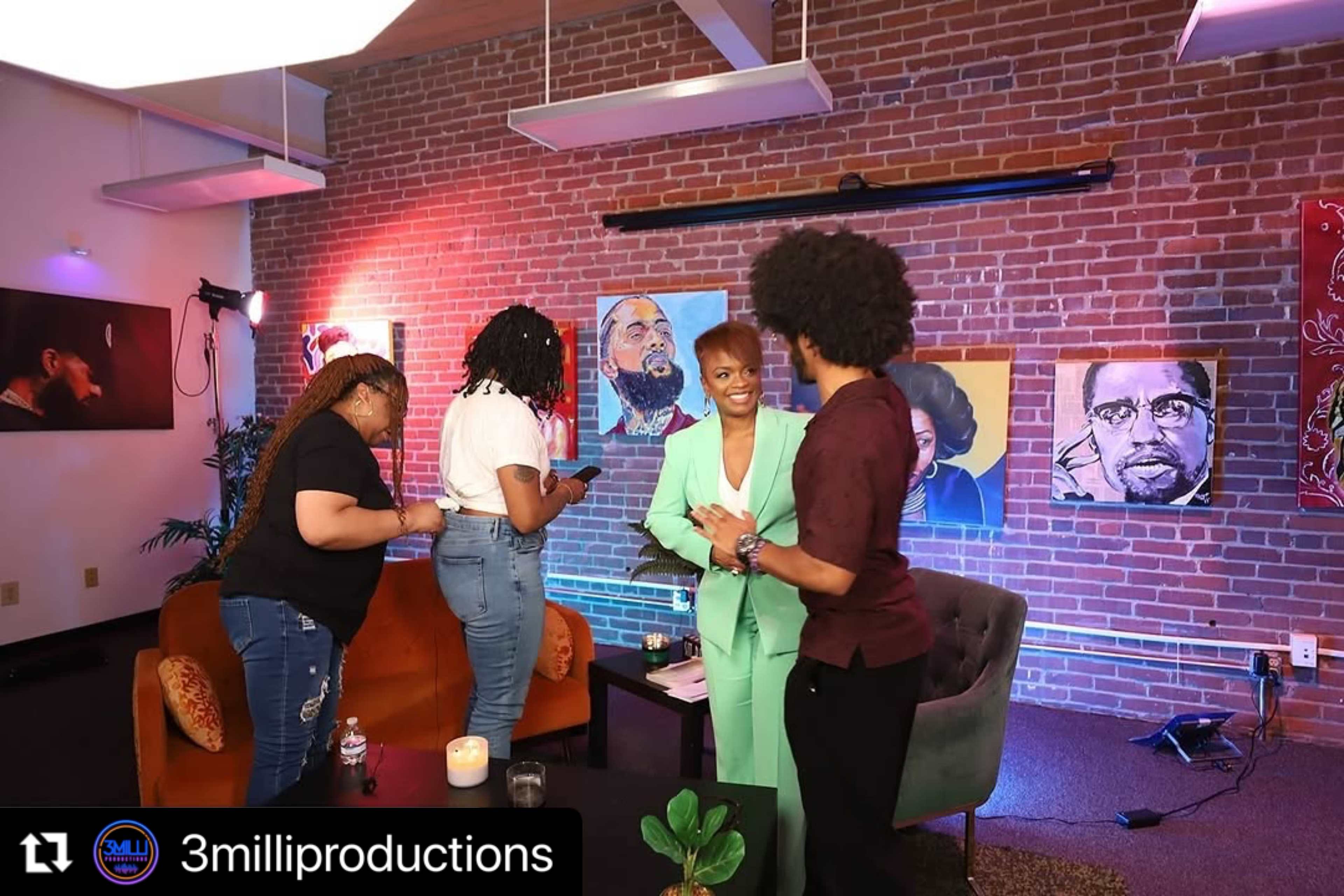 Event Space & Podcast Studio Loft  | Downtown Exposed Brick | Natural Lighting Image in Downtown Atlanta, Atlanta, GA
