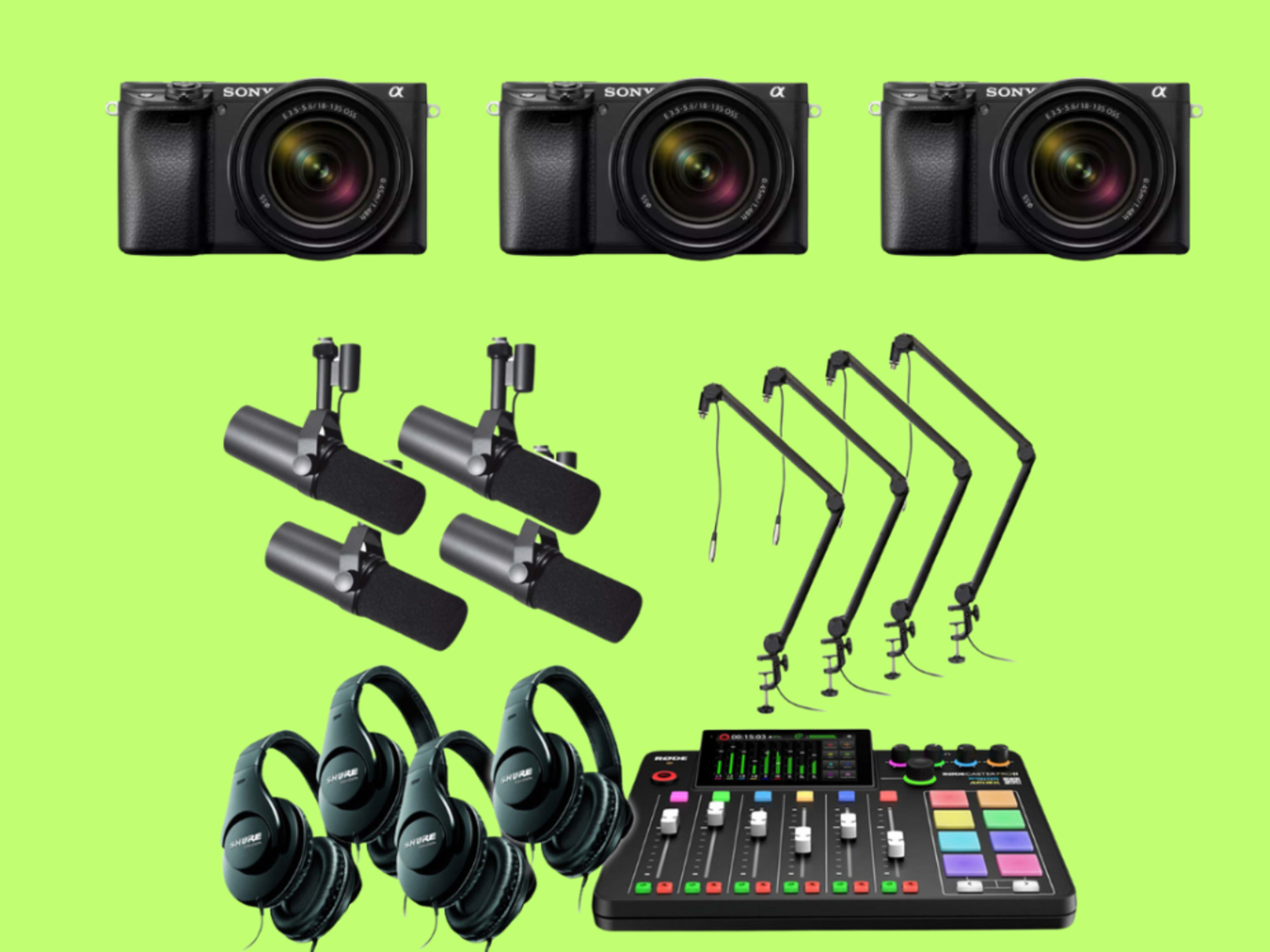 3 Camera Angles + Audio Recording + Producer