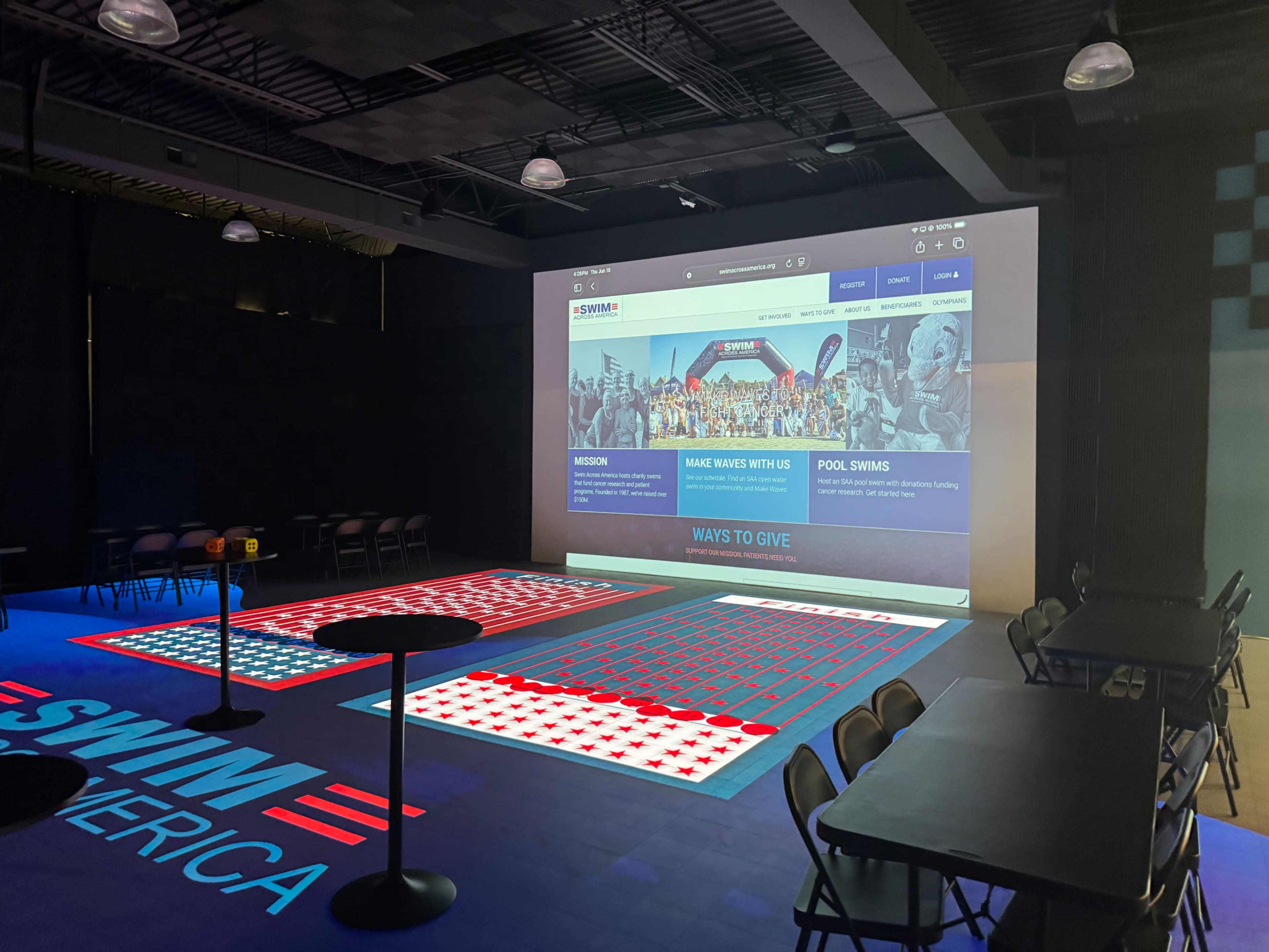 Event and Studio Space with 1200 Sq. Ft. LED Floor Image in O'Fallon Township, O'Fallon, MO