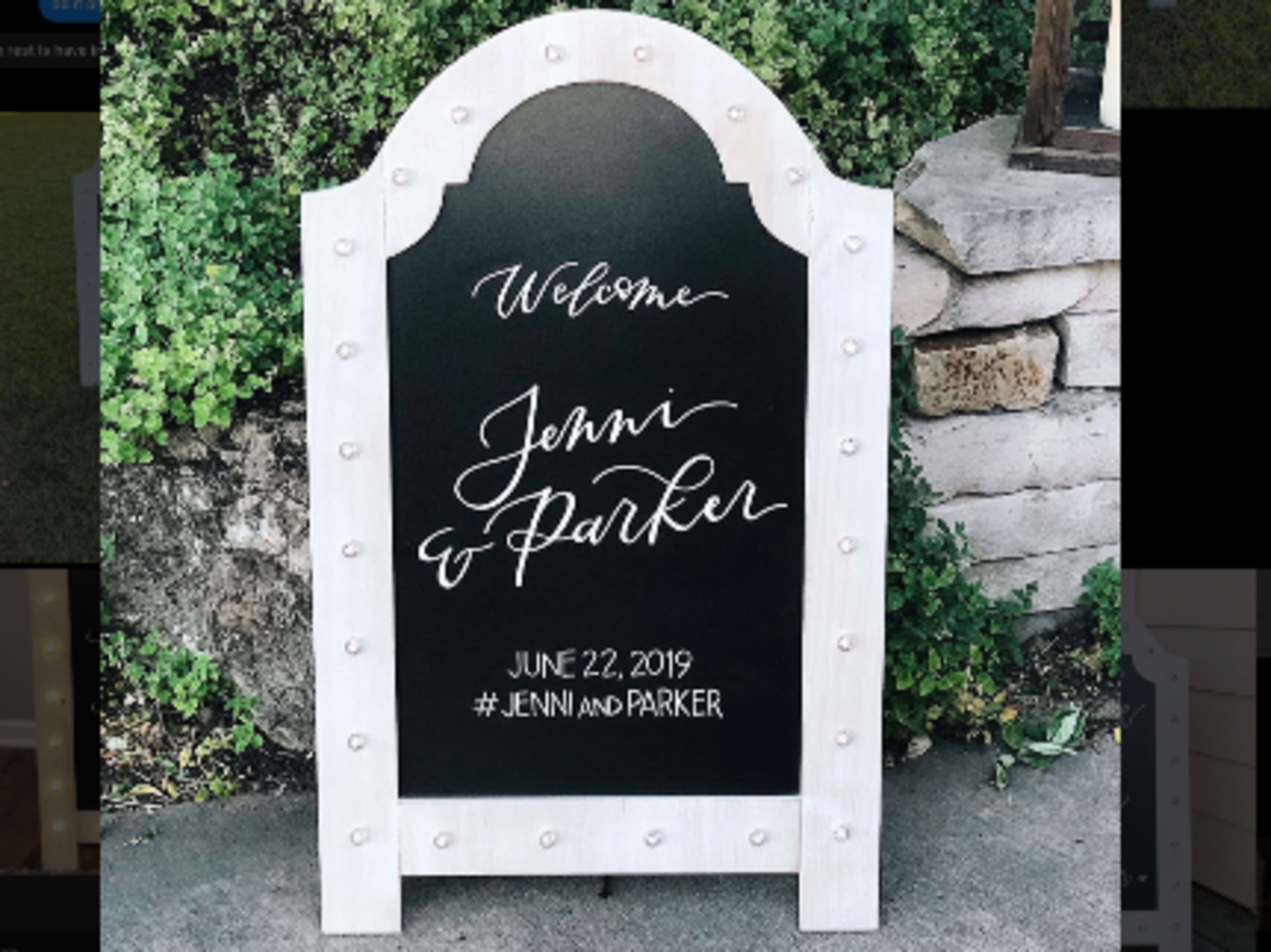 Light Up Sign & Chalk Marker