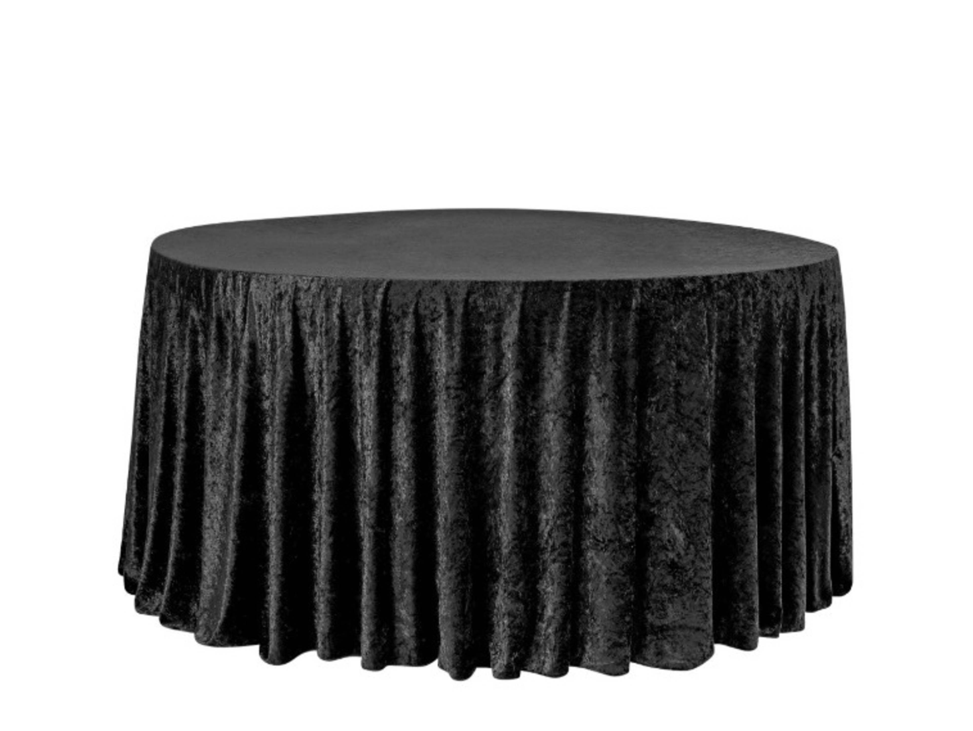 Table Linen Black Velvet