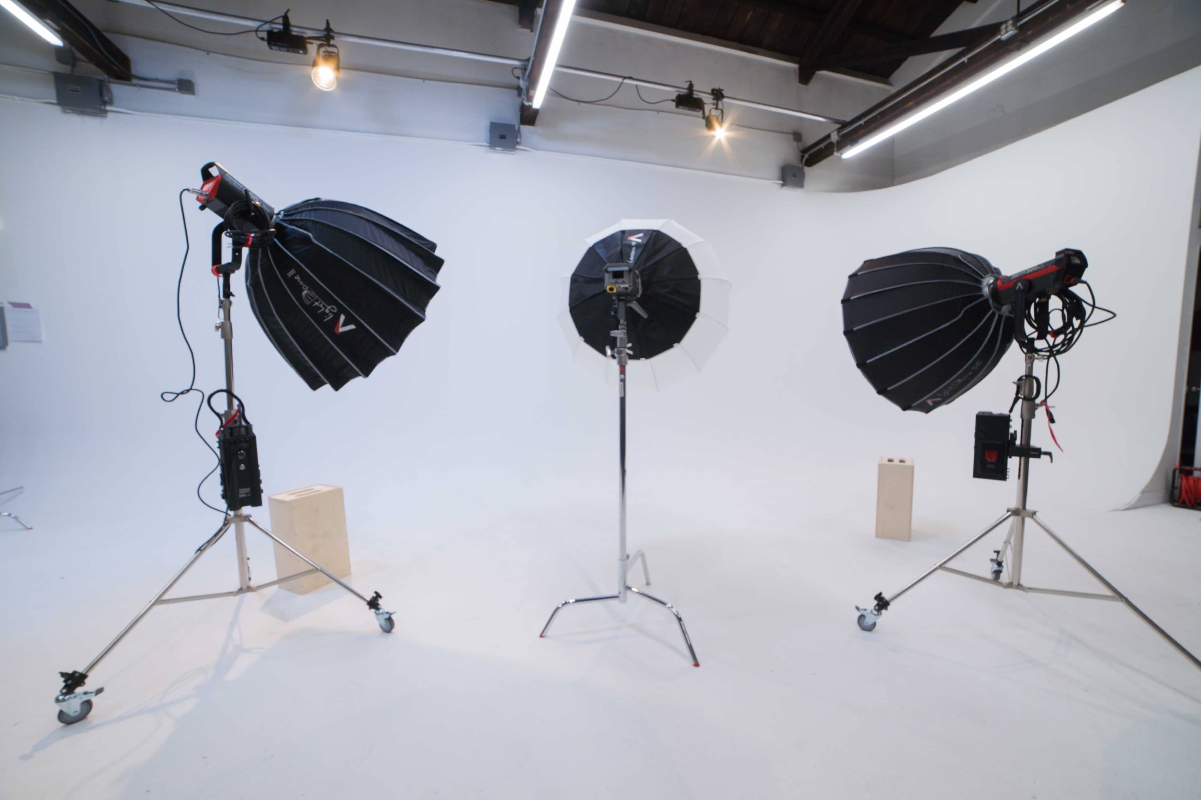 DTLA Arts District | 30ft RGB Cyc Wall | Full Production Studio | Roll Up Door Entrance | Free Parking Image in Boyle Heights, Los Angeles, CA