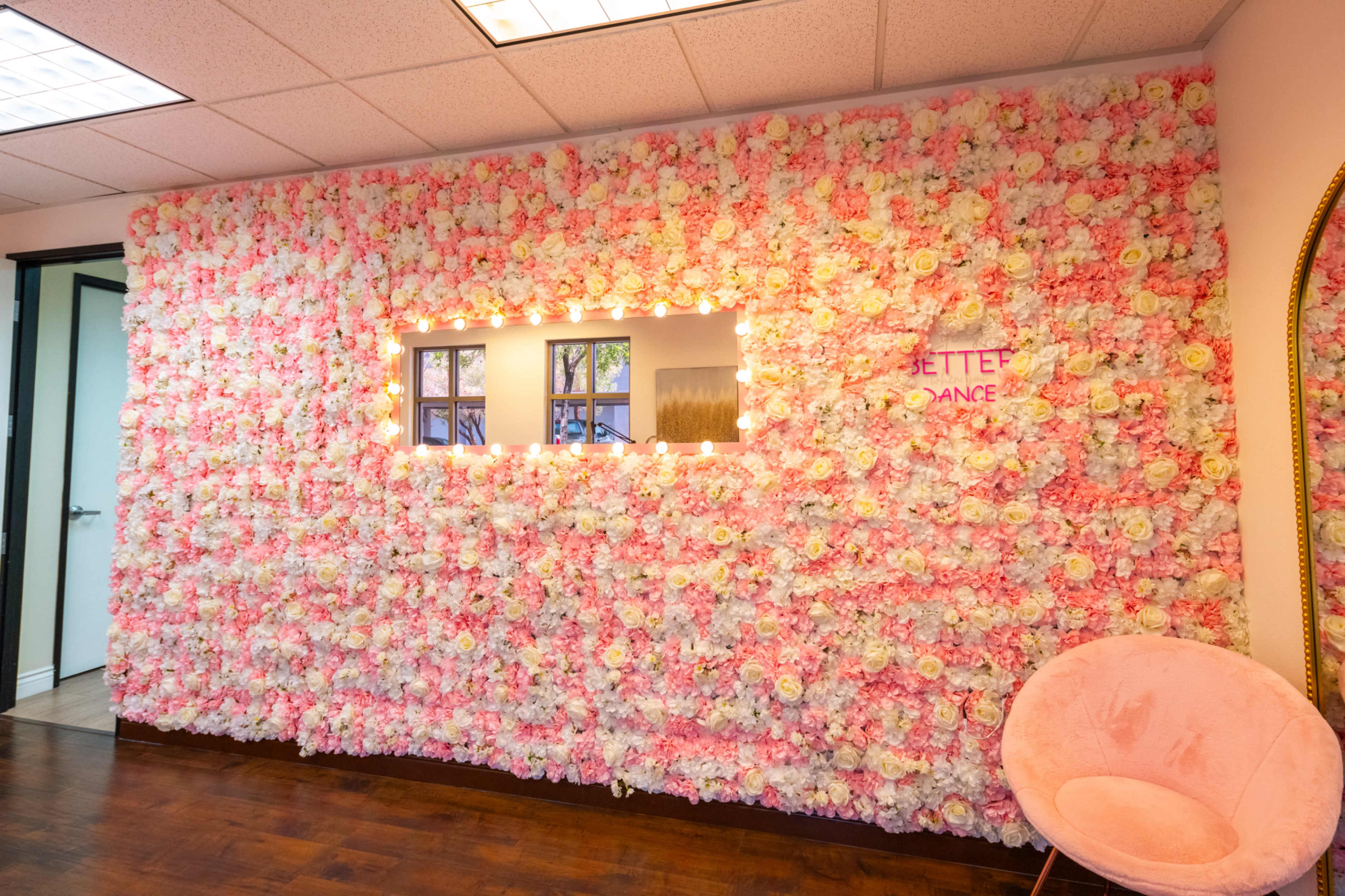 Instagram Pink Flower Room for photo shoots, meetings, makeup and more! Image in Anthem, Henderson, NV