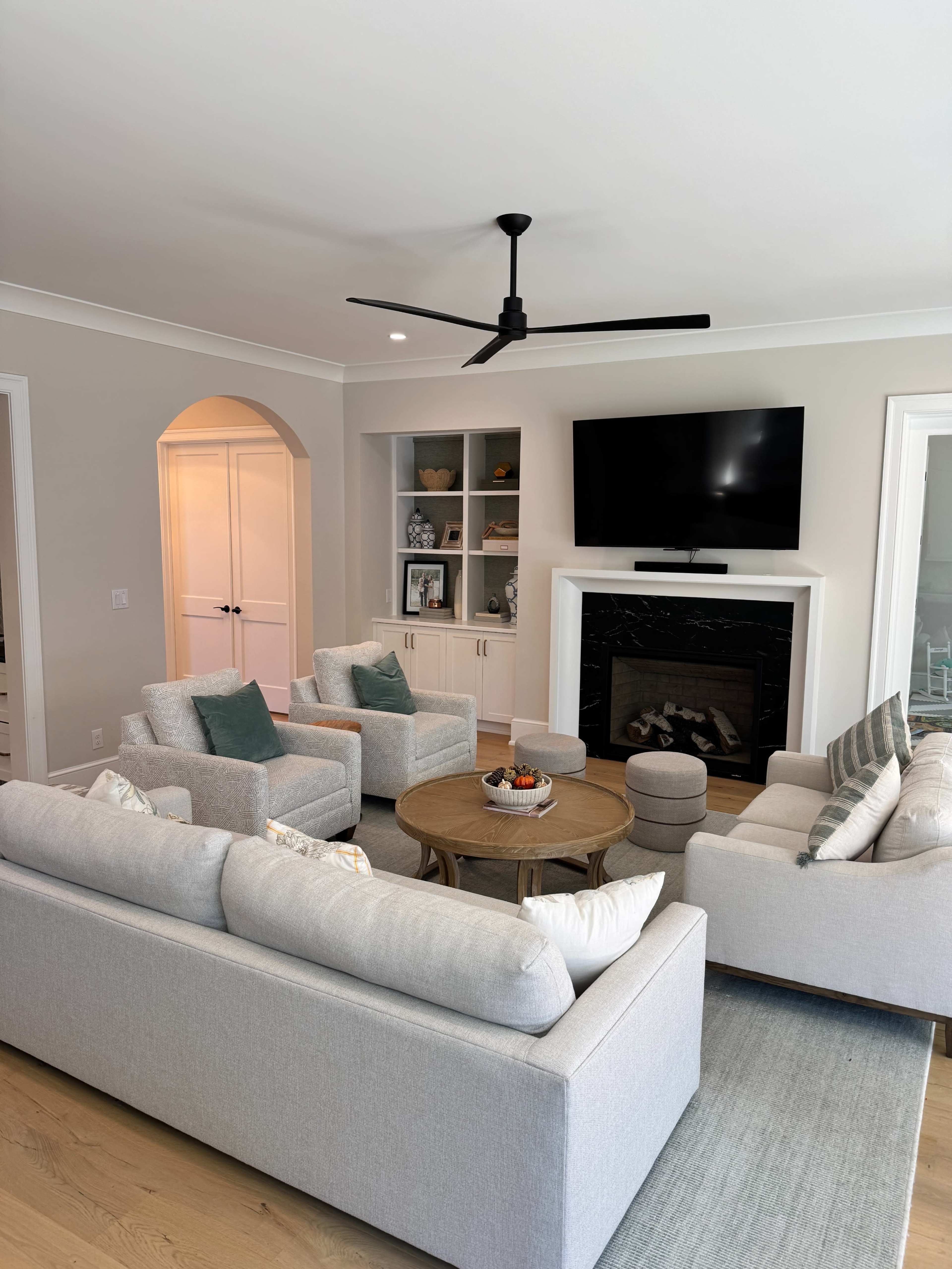 Natural Light + Elegant Textures Studio | Cream & Sage Home Image in Cary, Apex, NC